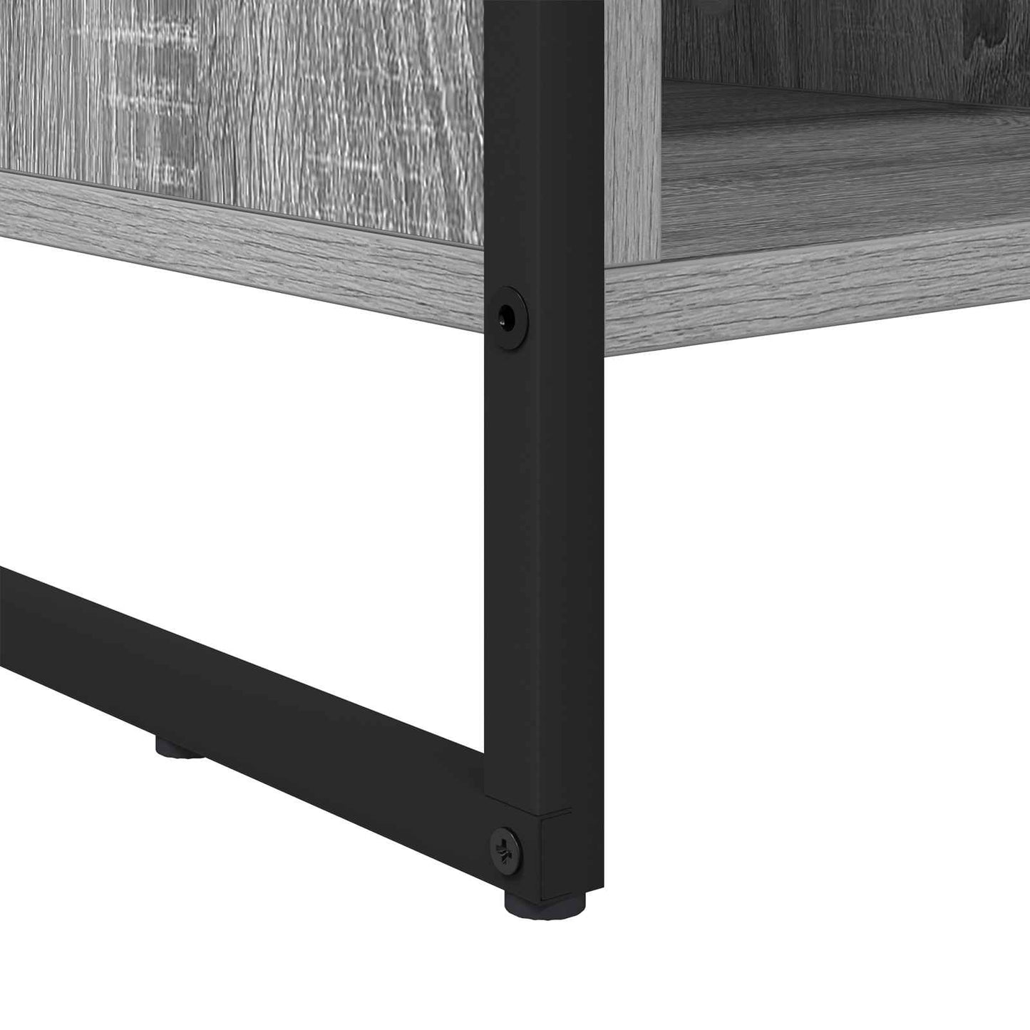 Schuhschrank 60 x 35 x 44 cm Holzwerkstoff Graues Sonoma