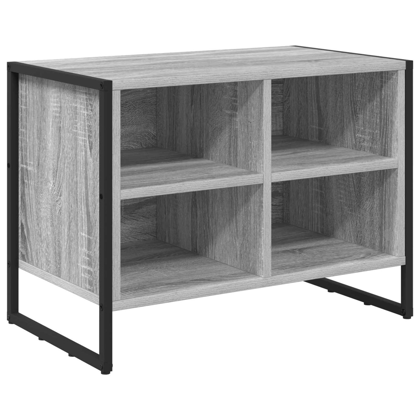 Schuhschrank 60 x 35 x 44 cm Holzwerkstoff Graues Sonoma