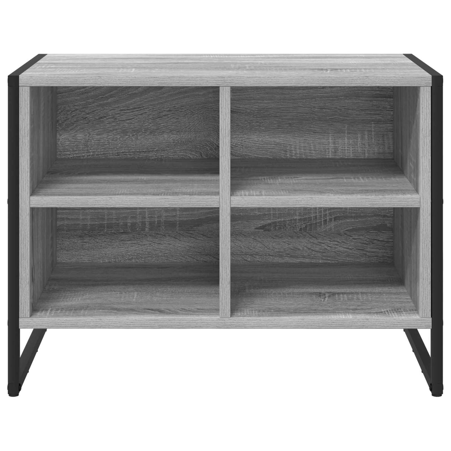 Schuhschrank 60 x 35 x 44 cm Holzwerkstoff Graues Sonoma