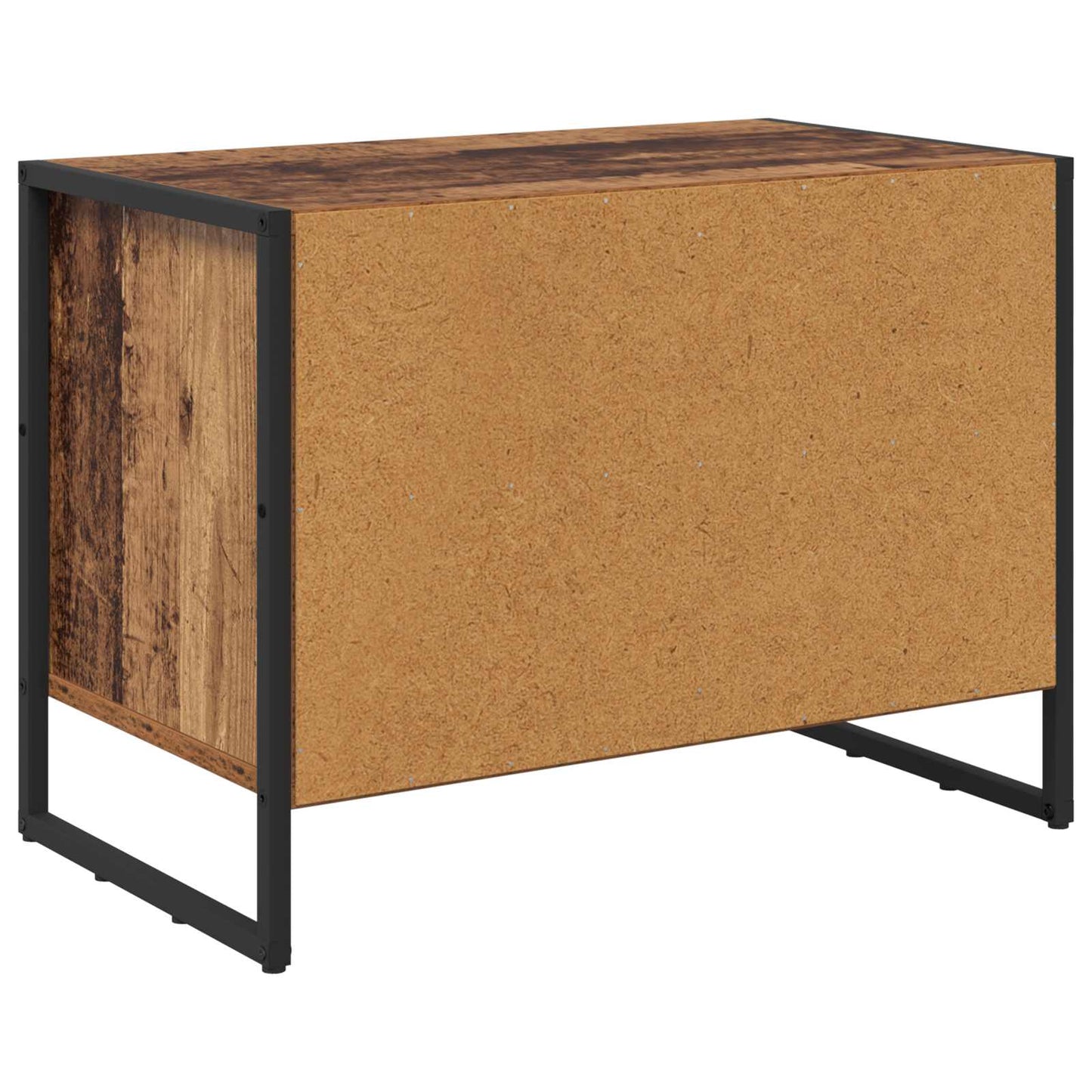 Schuhschrank 60 x 35 x 44 cm Holzwerkstoff Altholz
