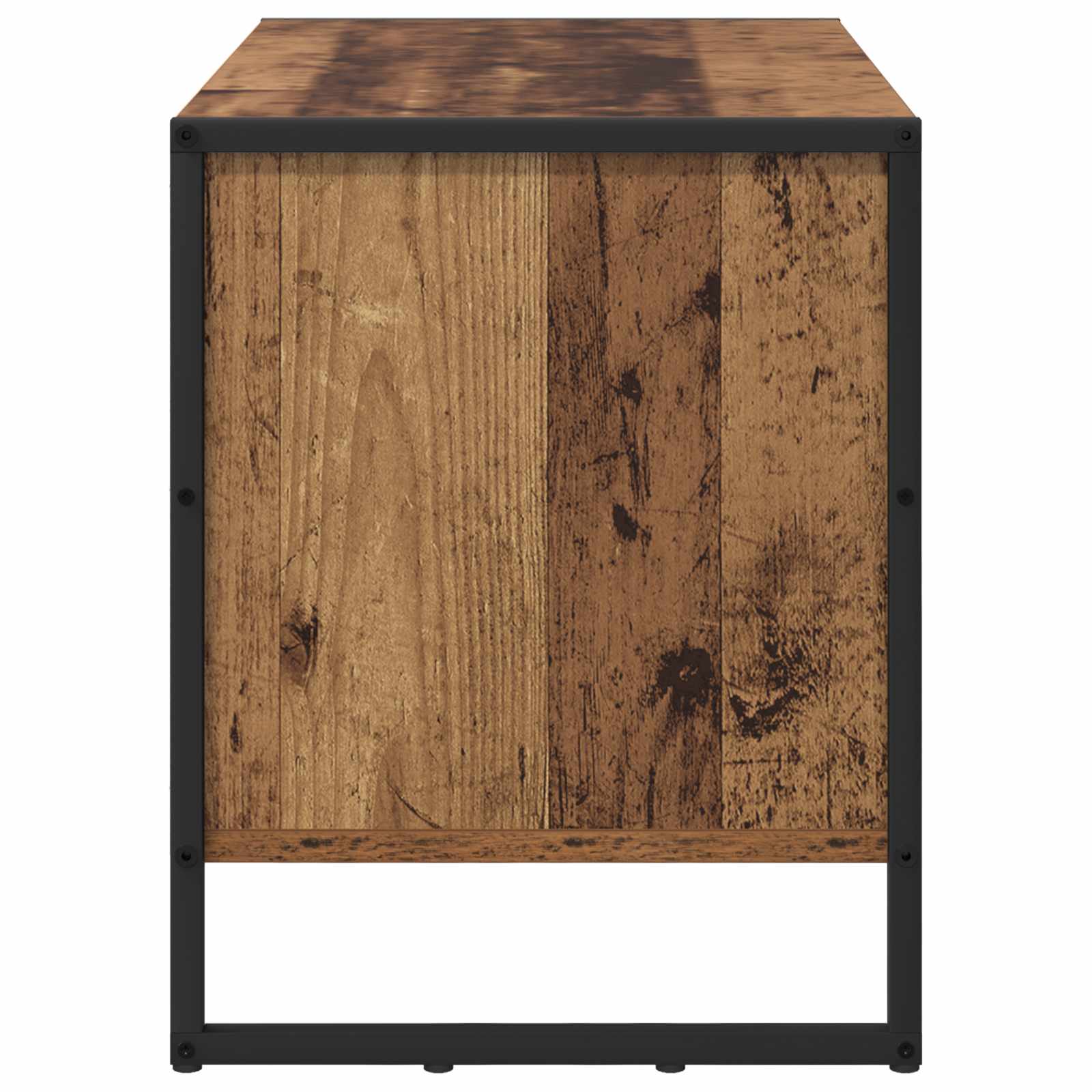 Schuhschrank 60 x 35 x 44 cm Holzwerkstoff Altholz