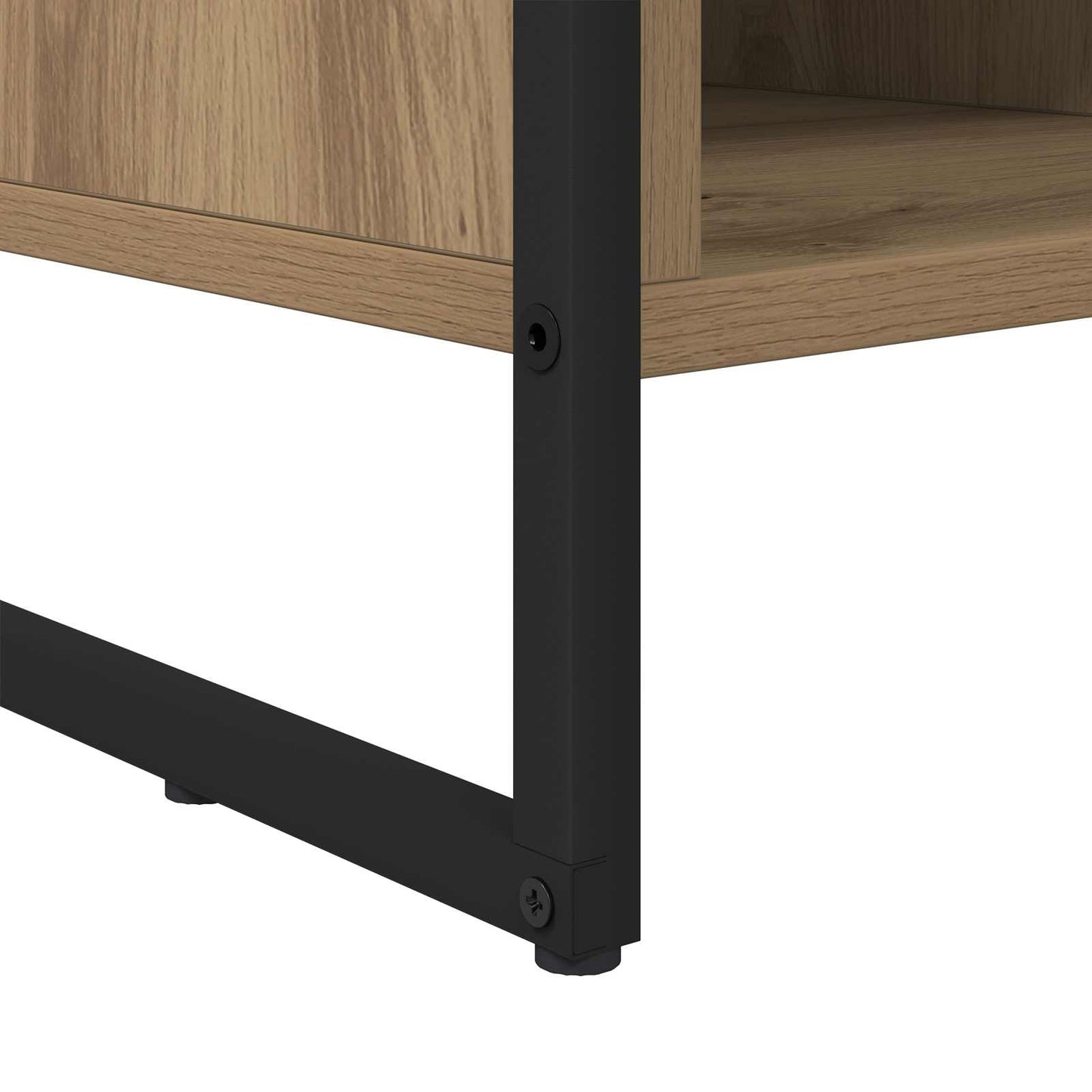 Schuhschrank 60 x 35 x 44 cm Holzwerkstoff Kunsthandwerk Eiche