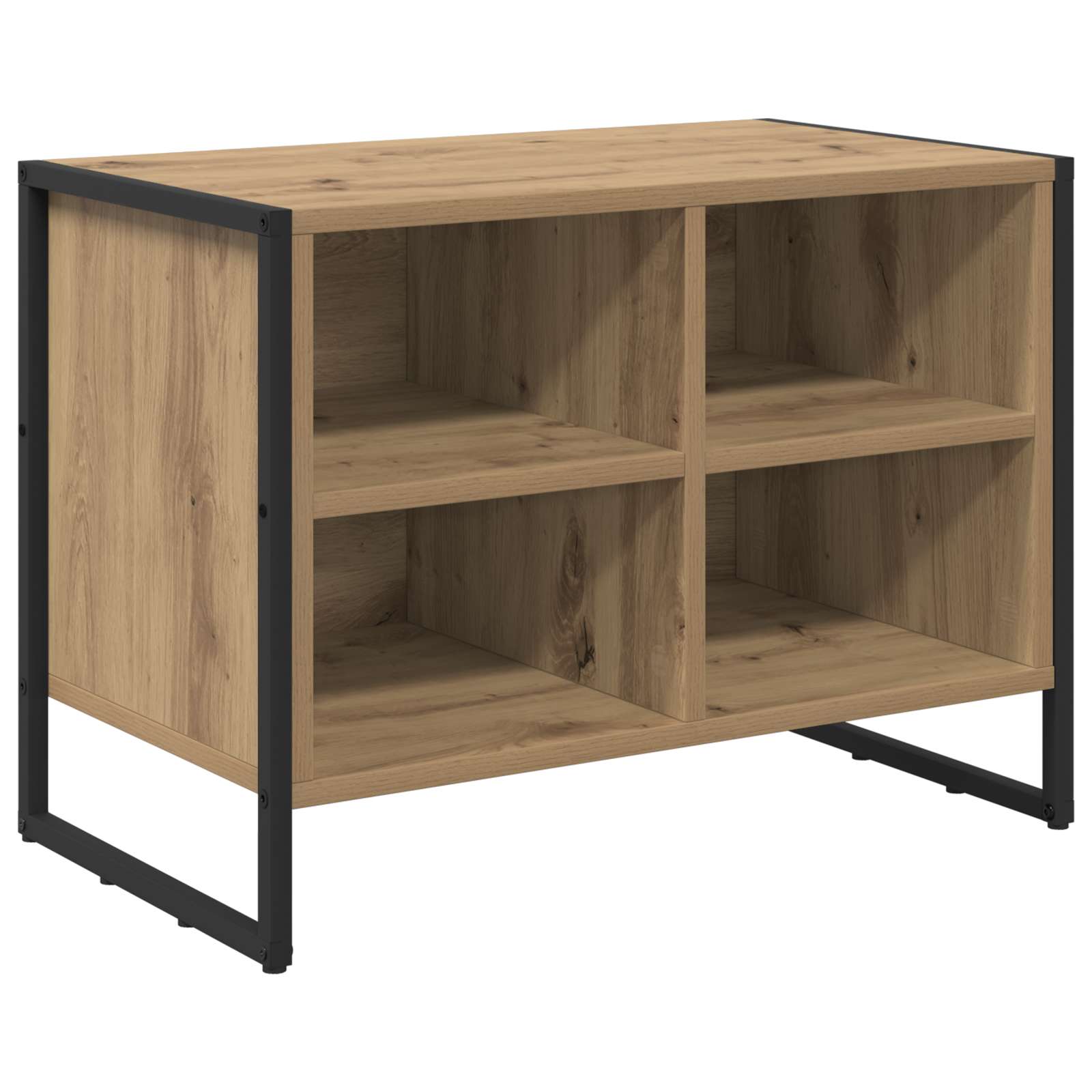 Schuhschrank 60 x 35 x 44 cm Holzwerkstoff Kunsthandwerk Eiche