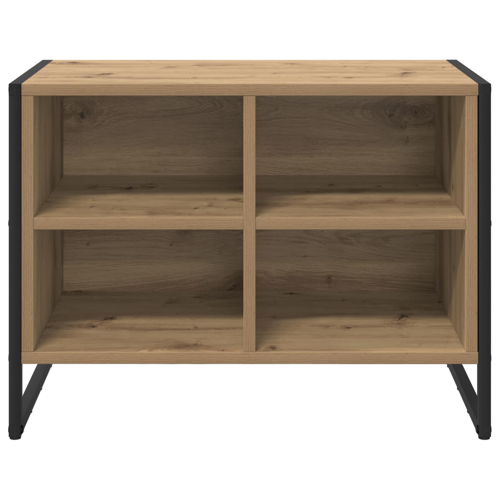 Schuhschrank 60 x 35 x 44 cm Holzwerkstoff Kunsthandwerk Eiche