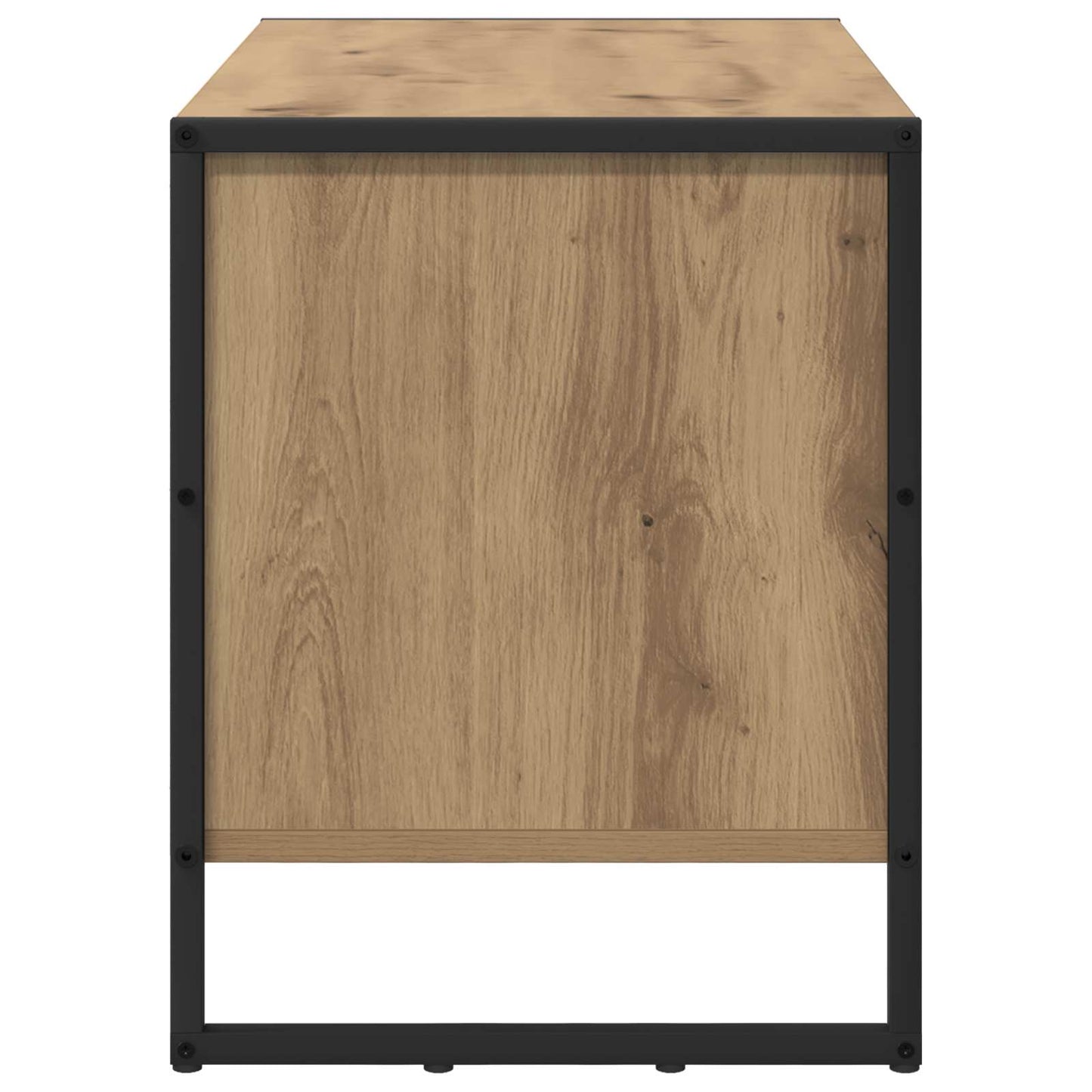 Schuhschrank 60 x 35 x 44 cm Holzwerkstoff Kunsthandwerk Eiche