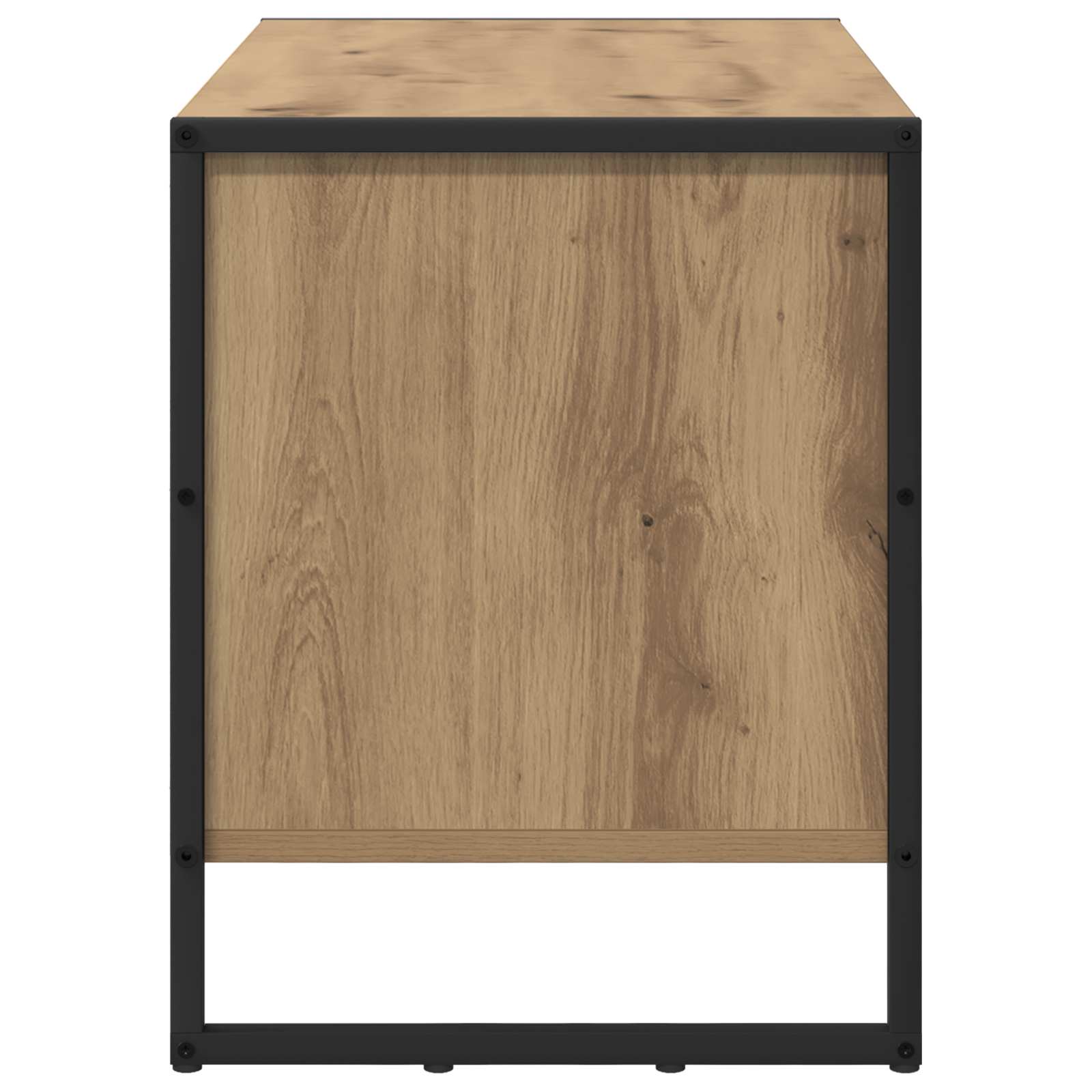 Schuhschrank 60 x 35 x 44 cm Holzwerkstoff Kunsthandwerk Eiche