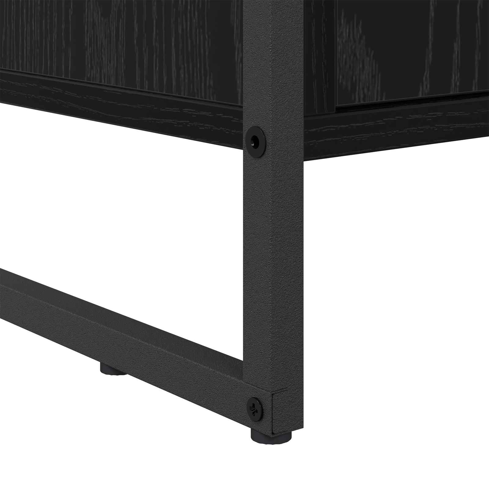 Schuhschrank mit Speicher Schwarz Eichen-Optik 79 x 36 x 100 cm