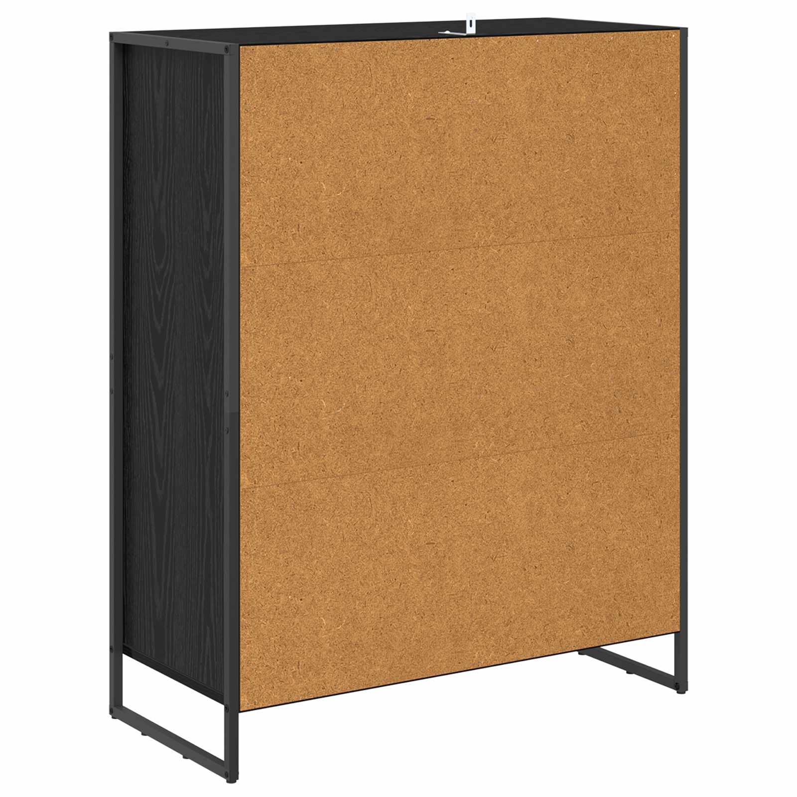 Schuhschrank mit Speicher Schwarz Eichen-Optik 79 x 36 x 100 cm