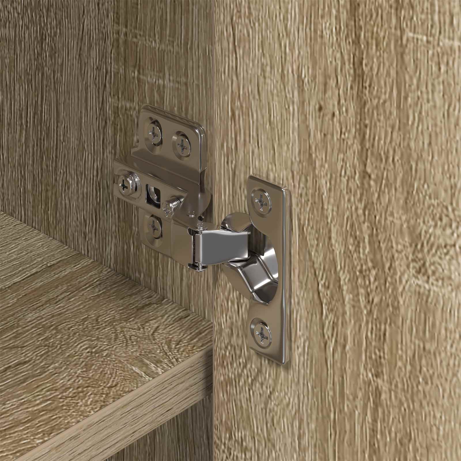 Schuhschrank mit Speicher Sonoma 79 x 36 x 100 cm Holzwerkstoff