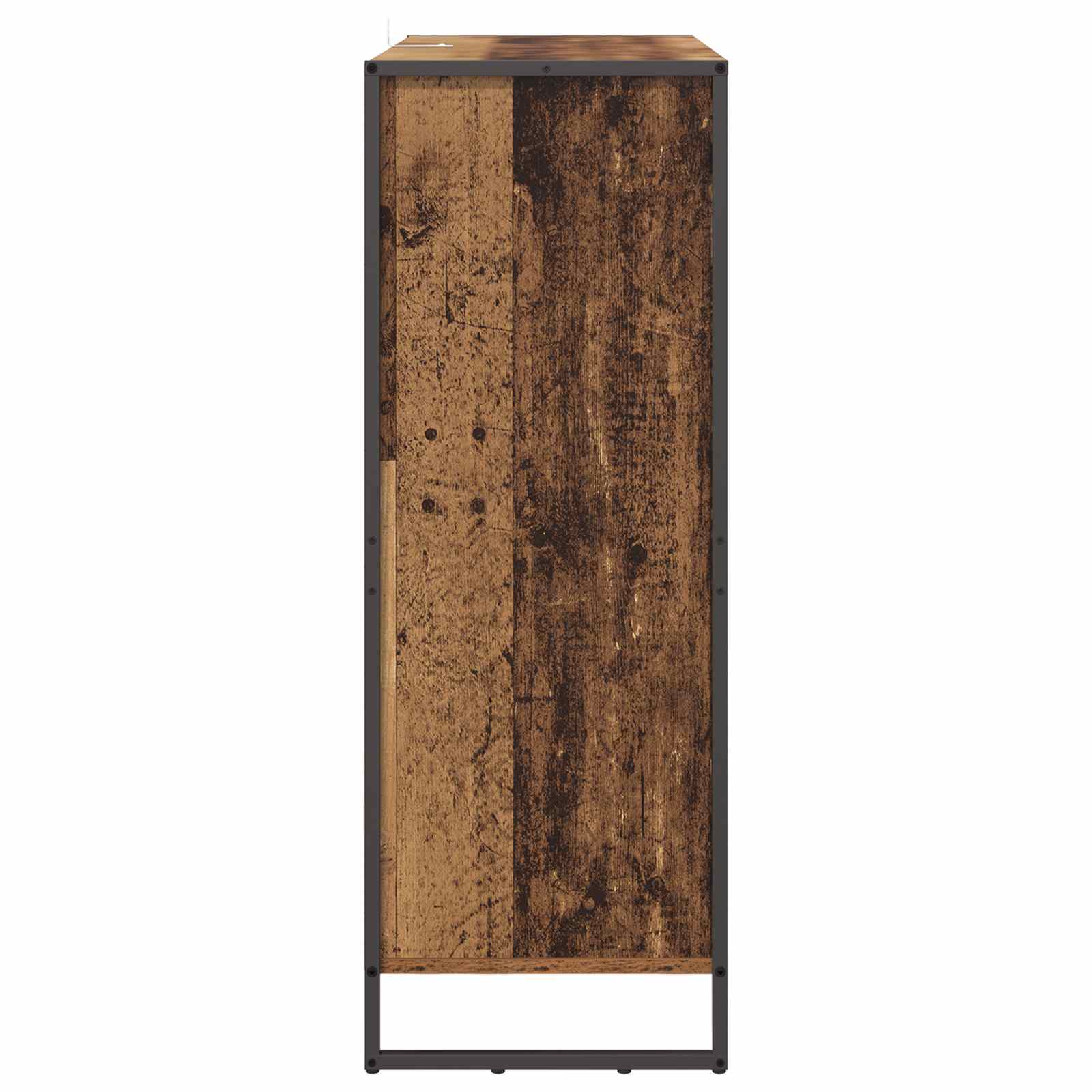 Schuhschrank mit Tür Altholz 79 x 36 x 100 cm Holzwerkstoff