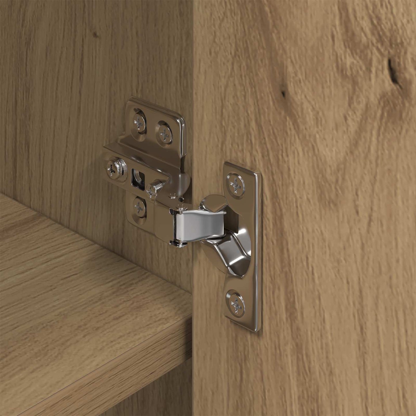 Schuhschrank Kunsthandwerk Eiche 79 x 36 x 100 cm Holzwerkstoff