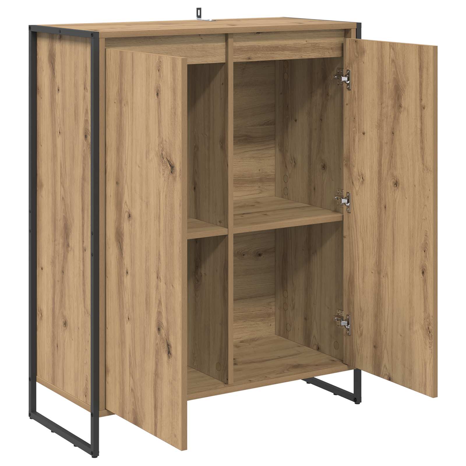 Schuhschrank Kunsthandwerk Eiche 79 x 36 x 100 cm Holzwerkstoff