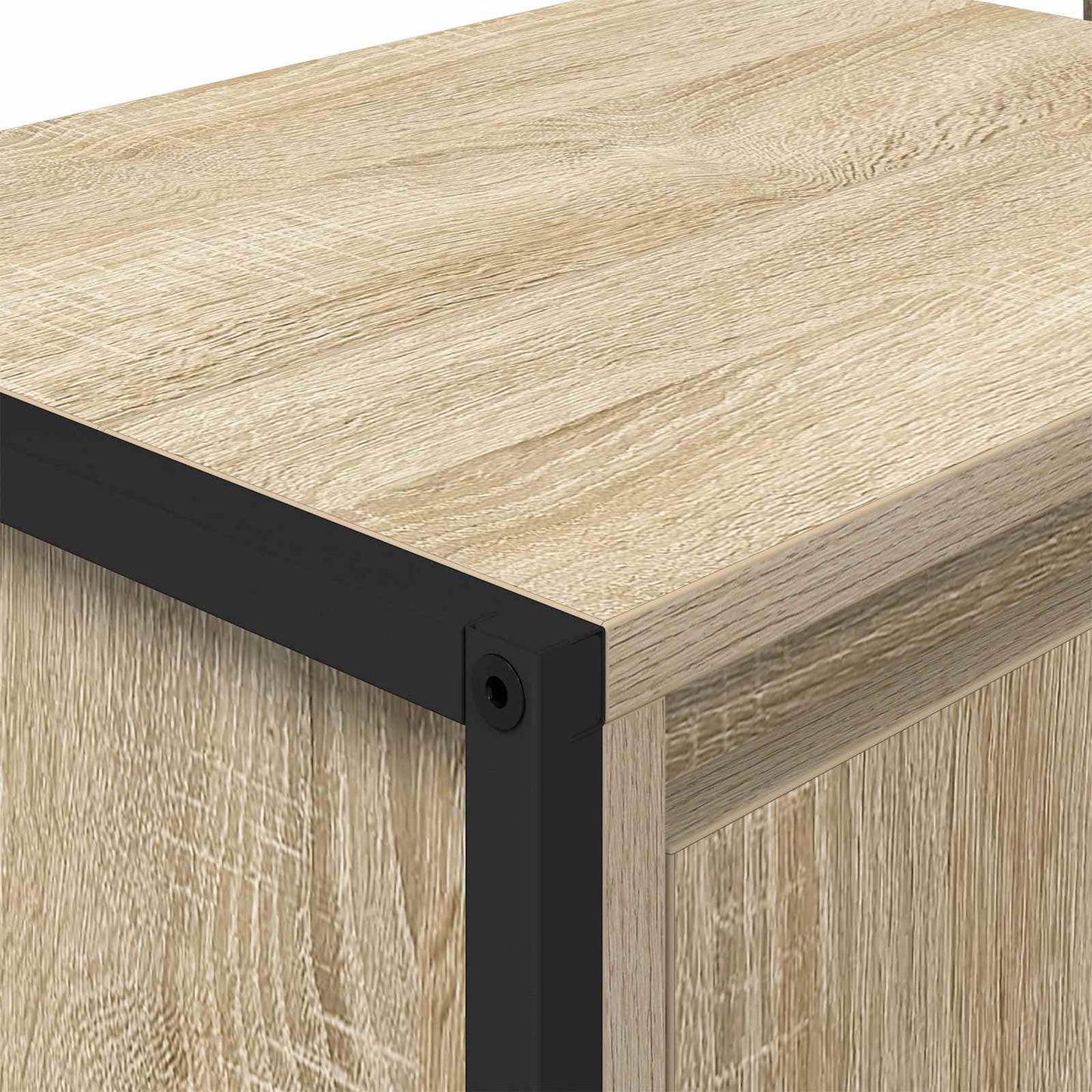 Badezimmerschrank Sonoma 90 x 30 x 60 cm Holzwerkstoff