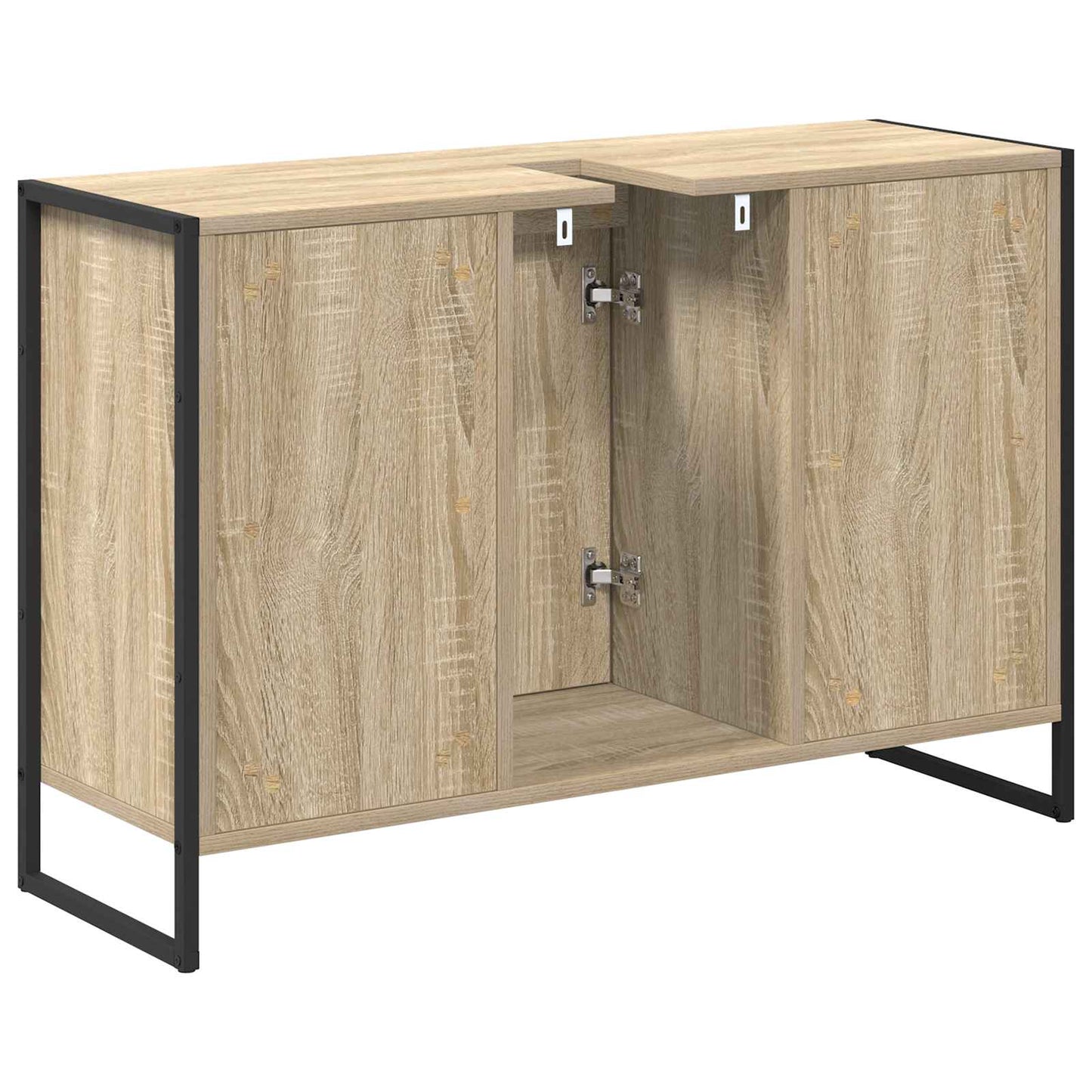 Badezimmerschrank Sonoma 90 x 30 x 60 cm Holzwerkstoff