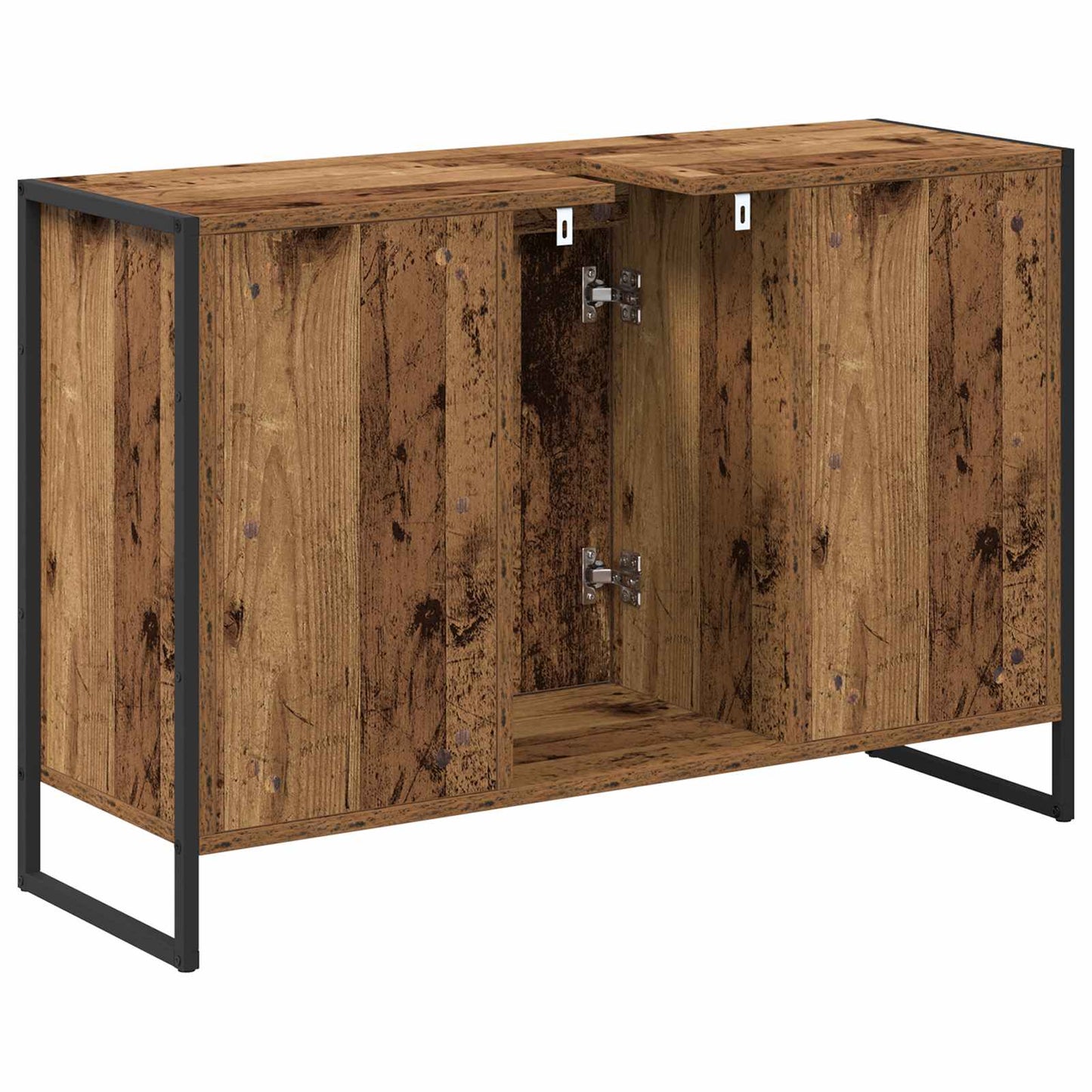 Badezimmerschrank Altholz 90 x 30 x 60 cm Holzwerkstoff