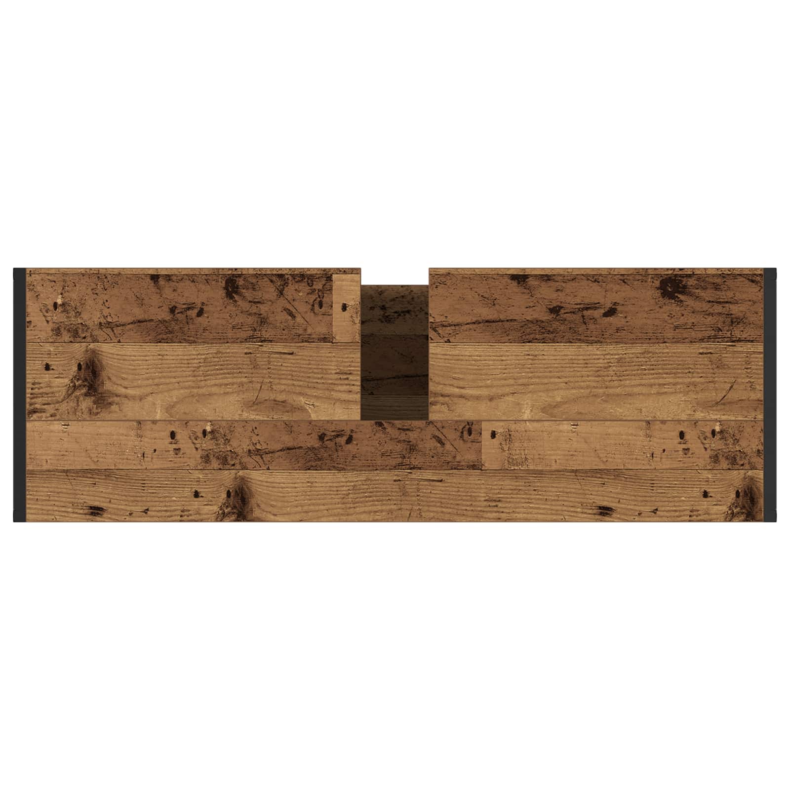Badezimmerschrank Altholz 90 x 30 x 60 cm Holzwerkstoff