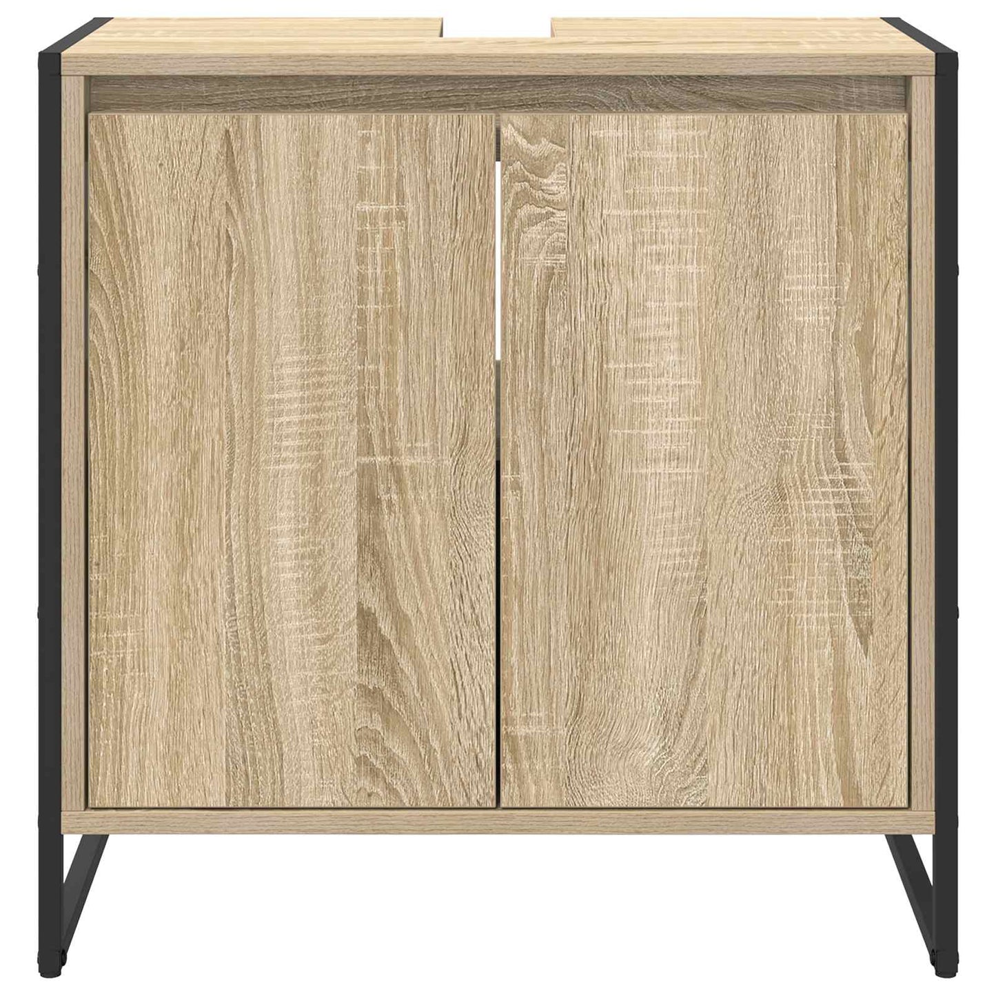 Badezimmerschrank Sonoma 60 x 30 x 60 cm Holzwerkstoff