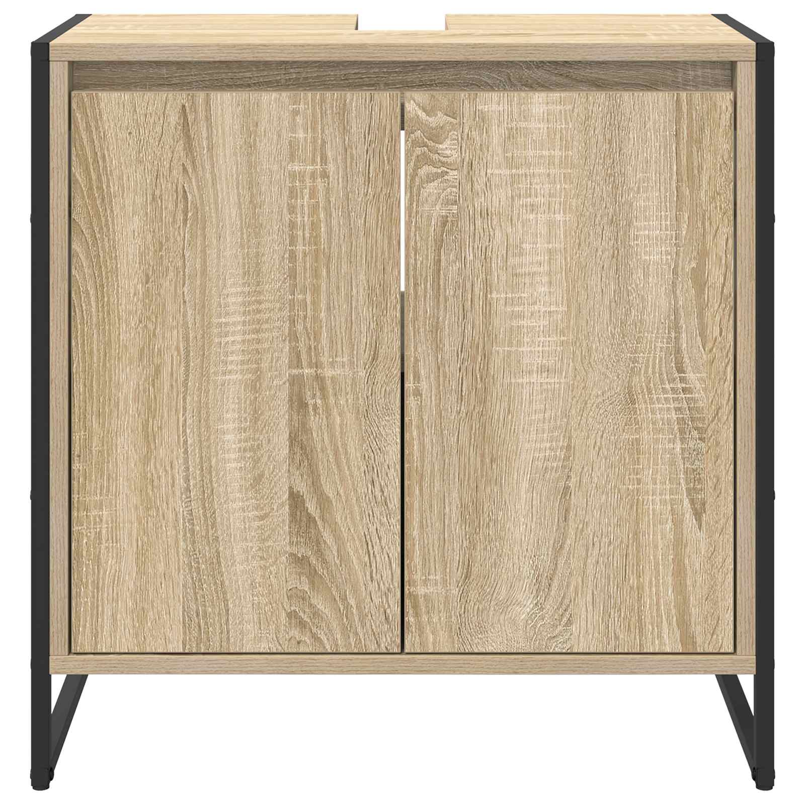 Badezimmerschrank Sonoma 60 x 30 x 60 cm Holzwerkstoff