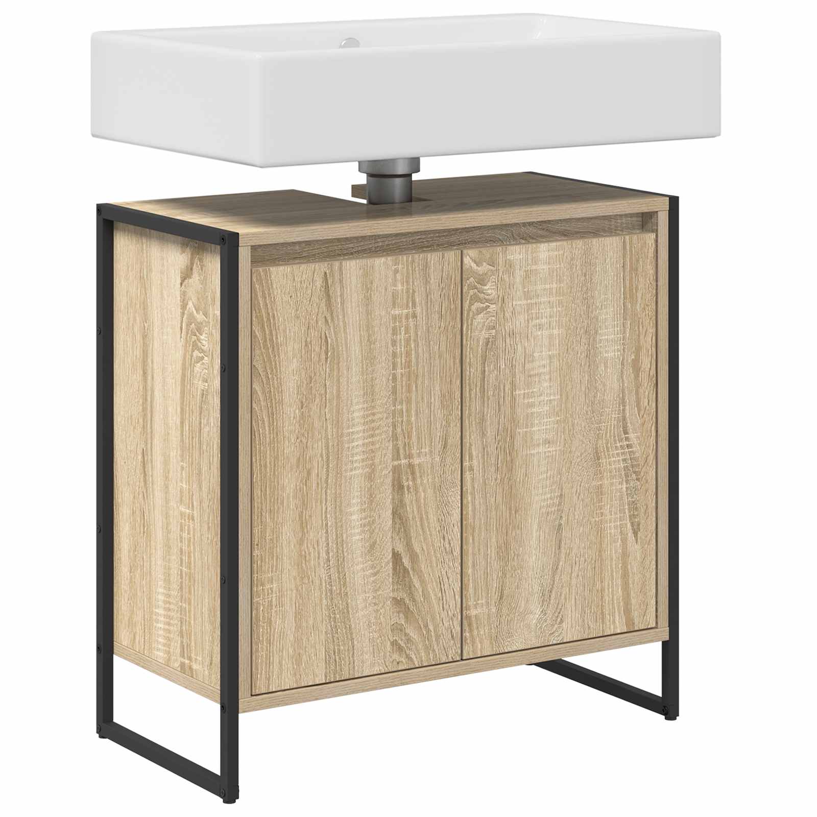 Badezimmerschrank Sonoma 60 x 30 x 60 cm Holzwerkstoff