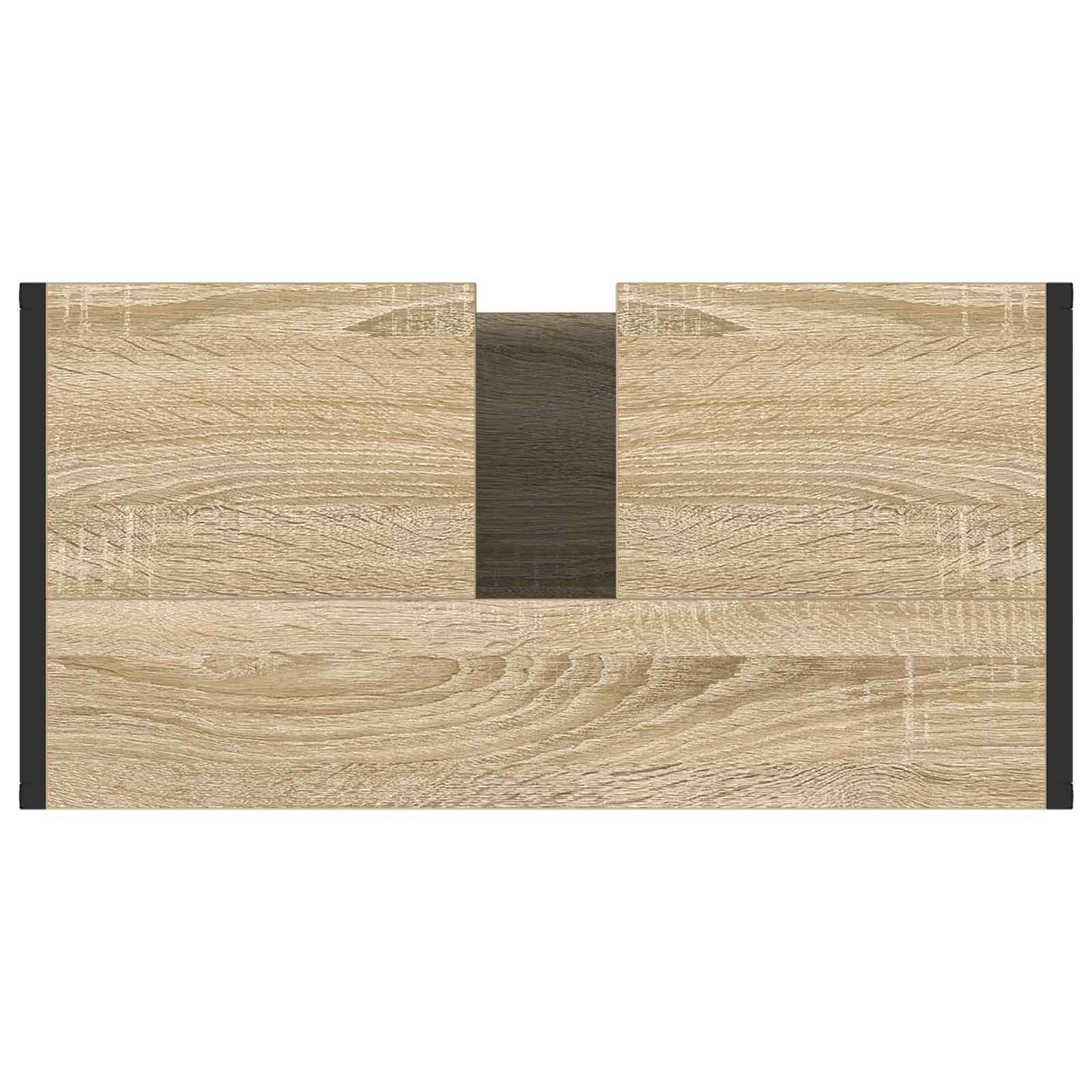 Badezimmerschrank Sonoma 60 x 30 x 60 cm Holzwerkstoff