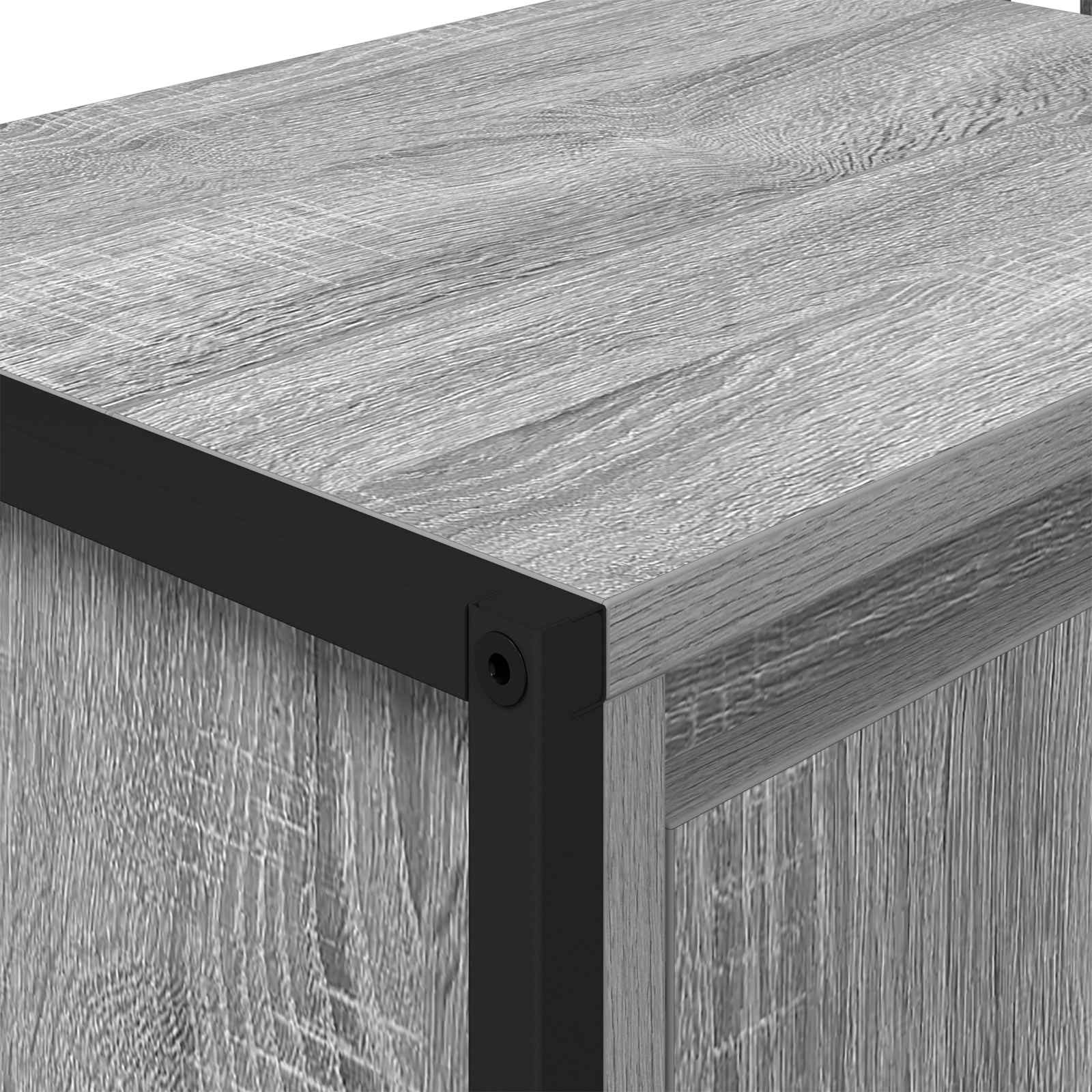 Badezimmerschrank Sonoma-Grau 60 x 30 x 60 cm Holzwerkstoff