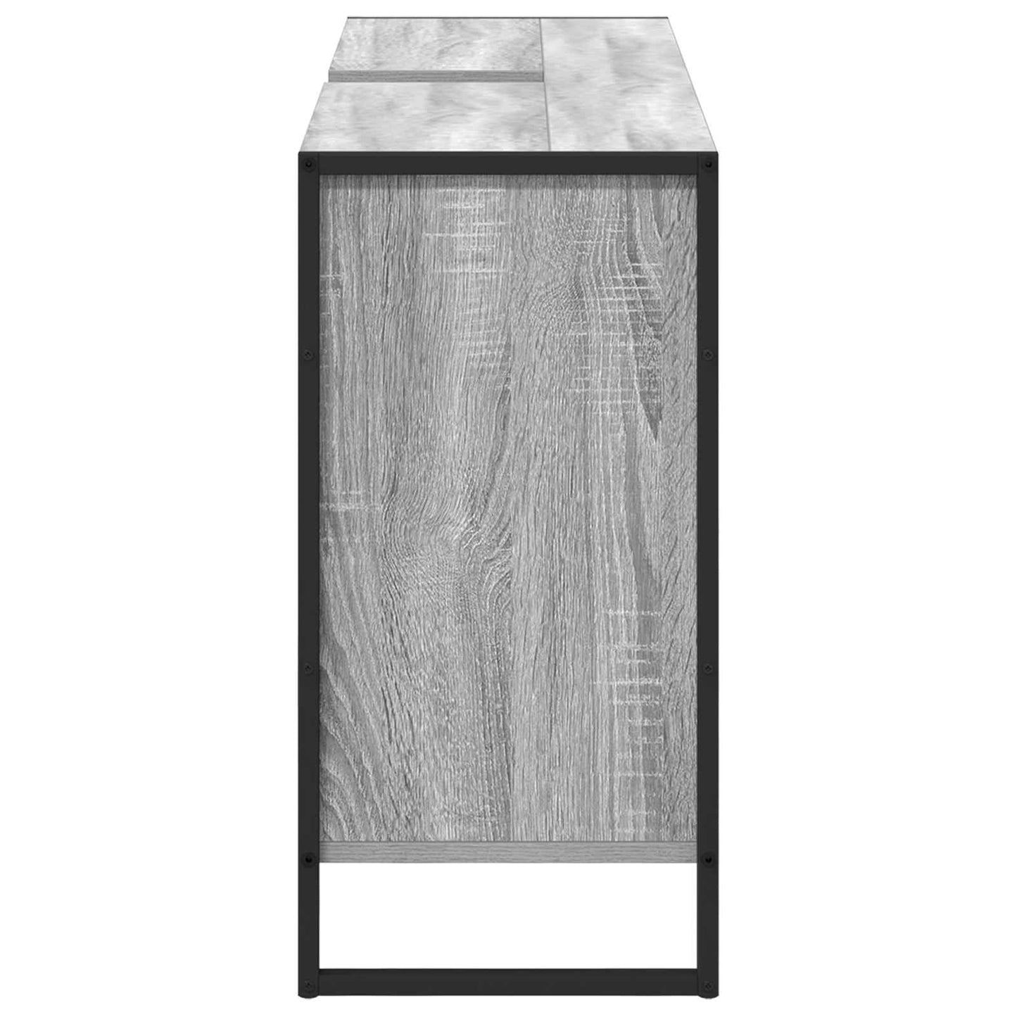 Badezimmerschrank Sonoma-Grau 60 x 30 x 60 cm Holzwerkstoff