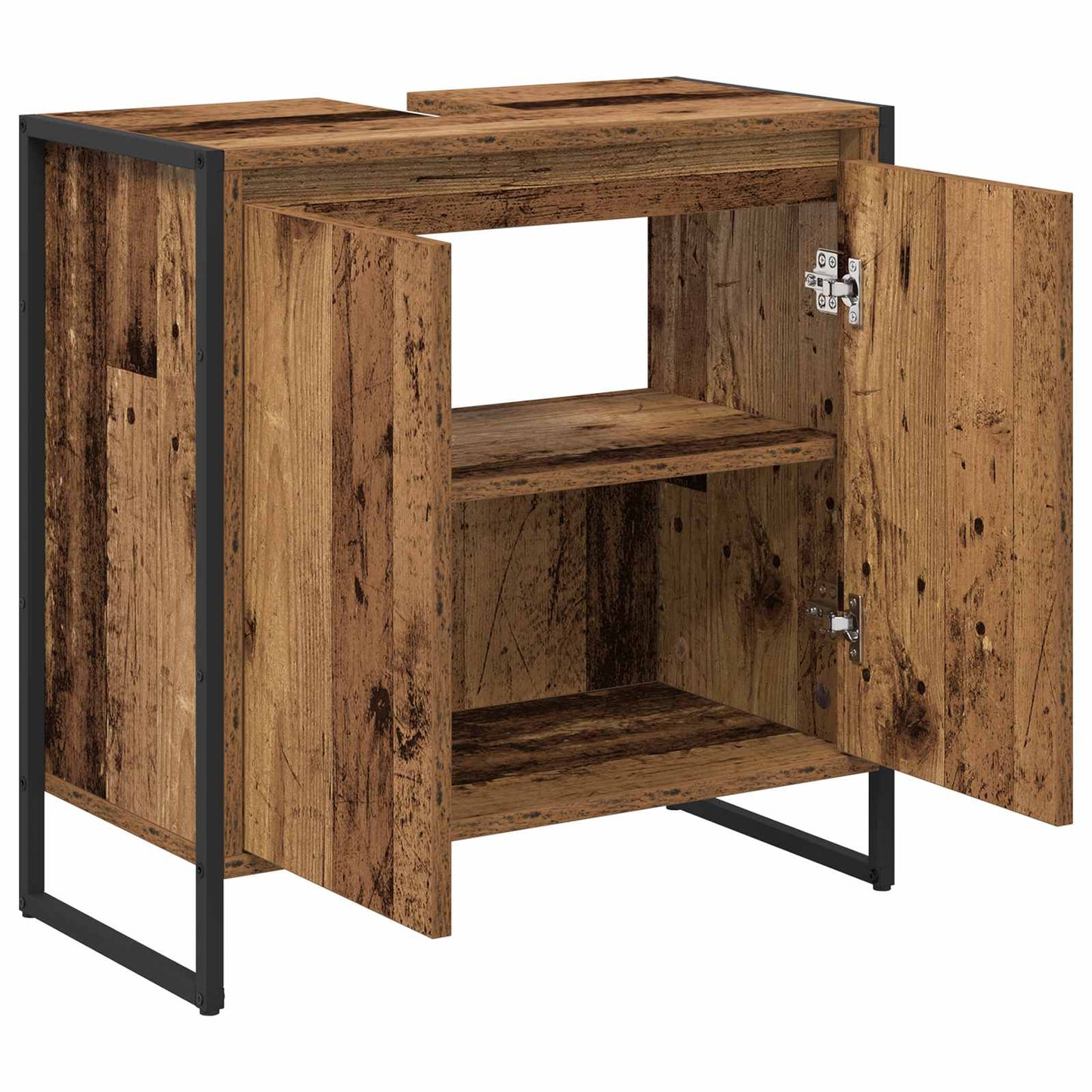 Badezimmerschrank Altholz 60 x 30 x 60 cm Holzwerkstoff