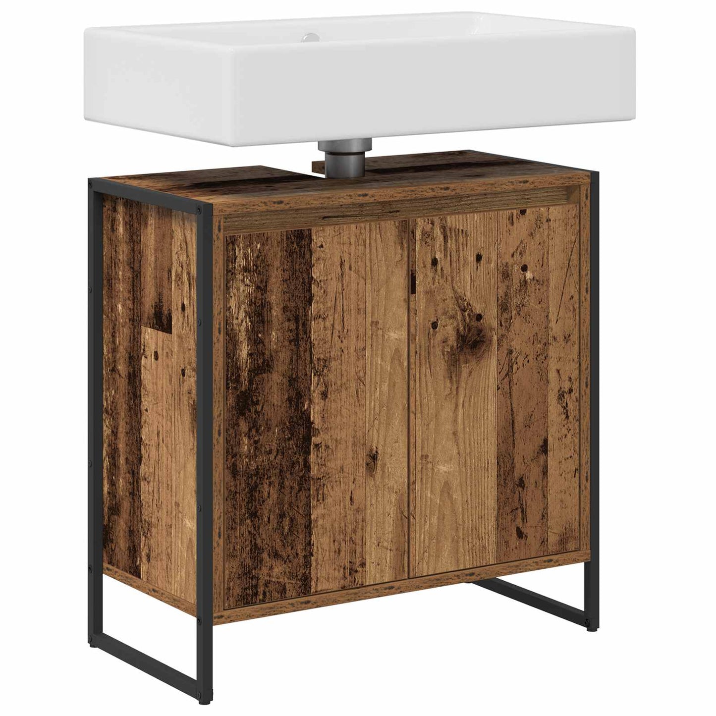 Badezimmerschrank Altholz 60 x 30 x 60 cm Holzwerkstoff