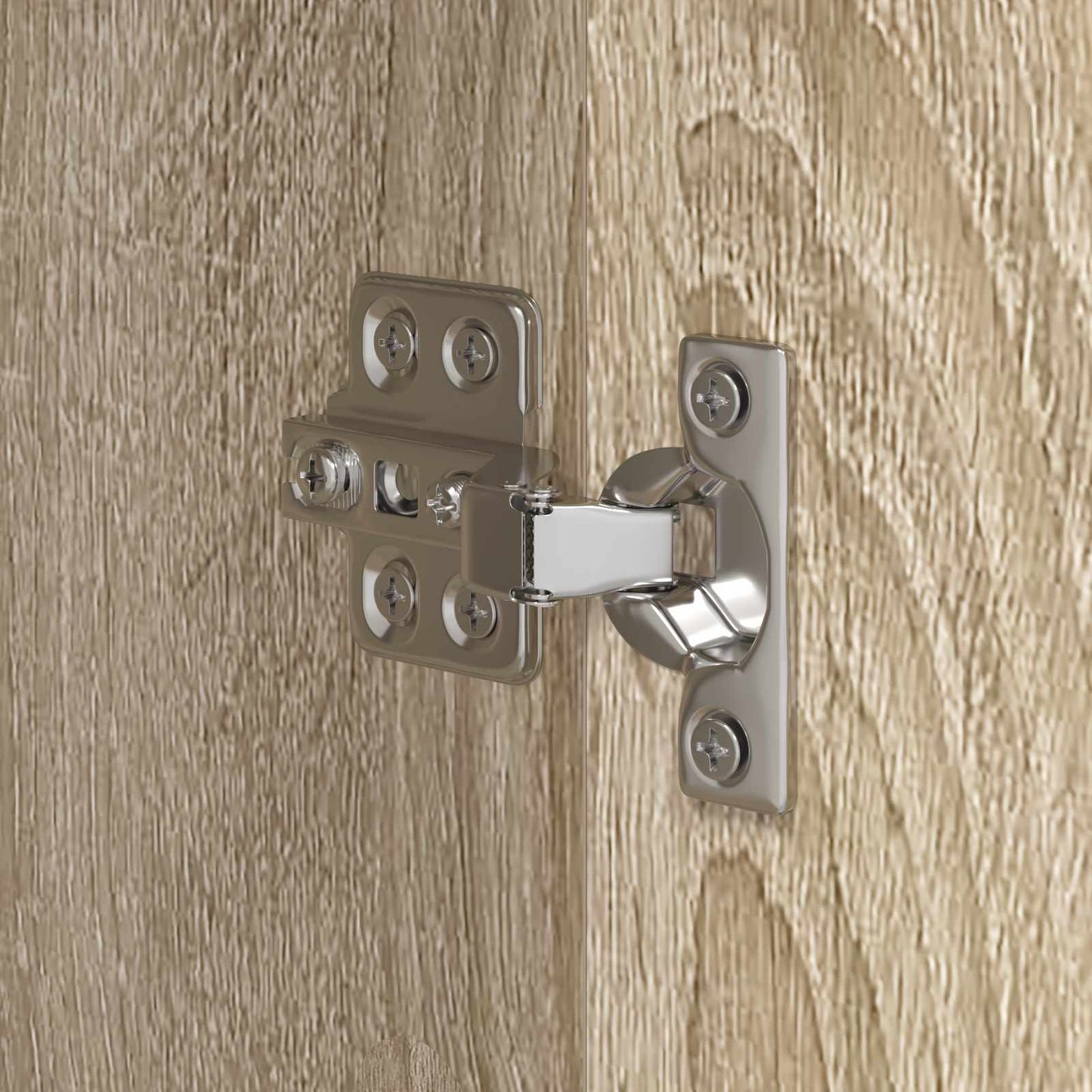 Badezimmerschrank Sonoma 40 x 30 x 180 cm Holzwerkstoff