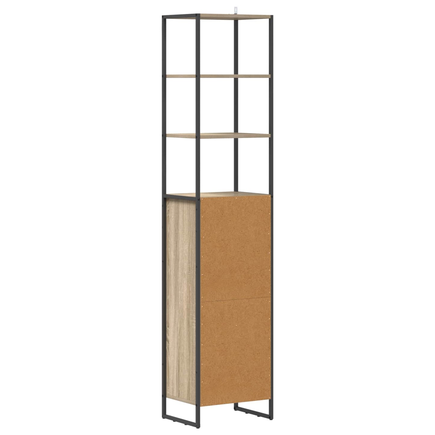 Badezimmerschrank Sonoma 40 x 30 x 180 cm Holzwerkstoff
