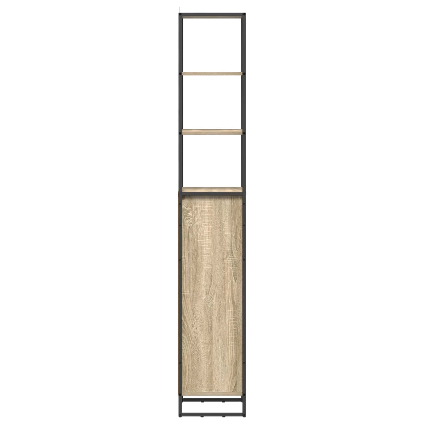 Badezimmerschrank Sonoma 40 x 30 x 180 cm Holzwerkstoff