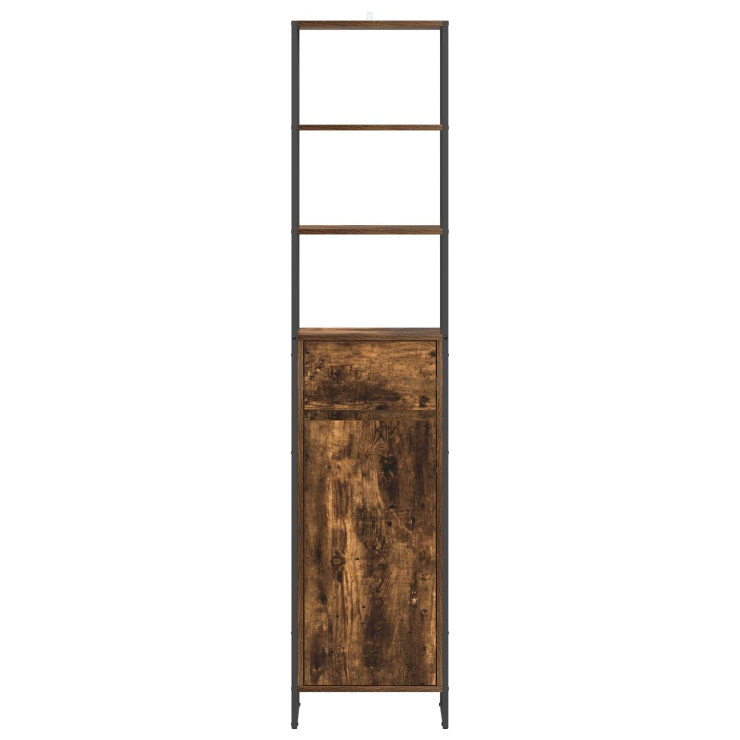 Badezimmerschrank Raucharbe 40 x 30 x 180 cm Holzwerkstoff