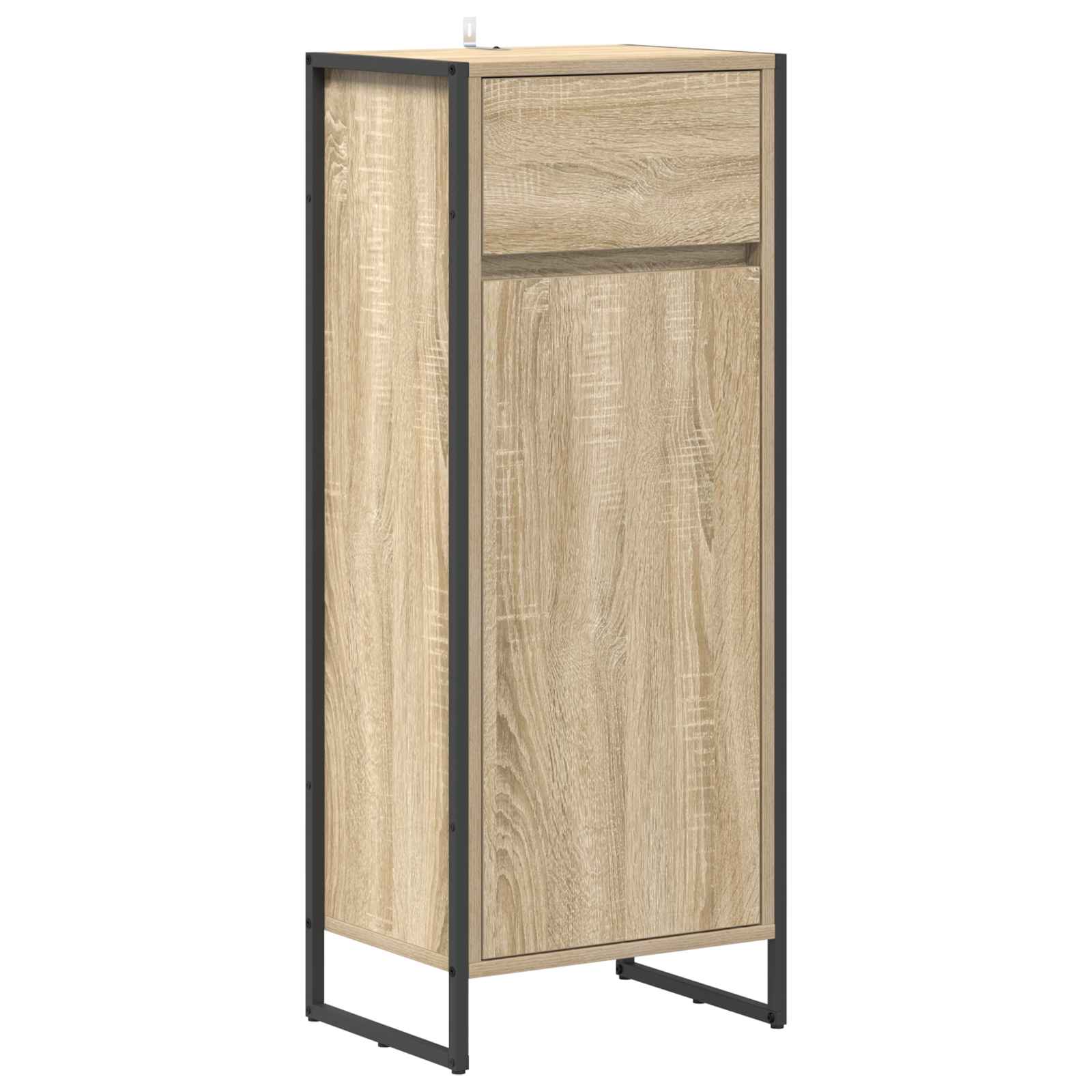 Badezimmerschrank Sonoma 40 x 30 x 100 cm Holzwerkstoff