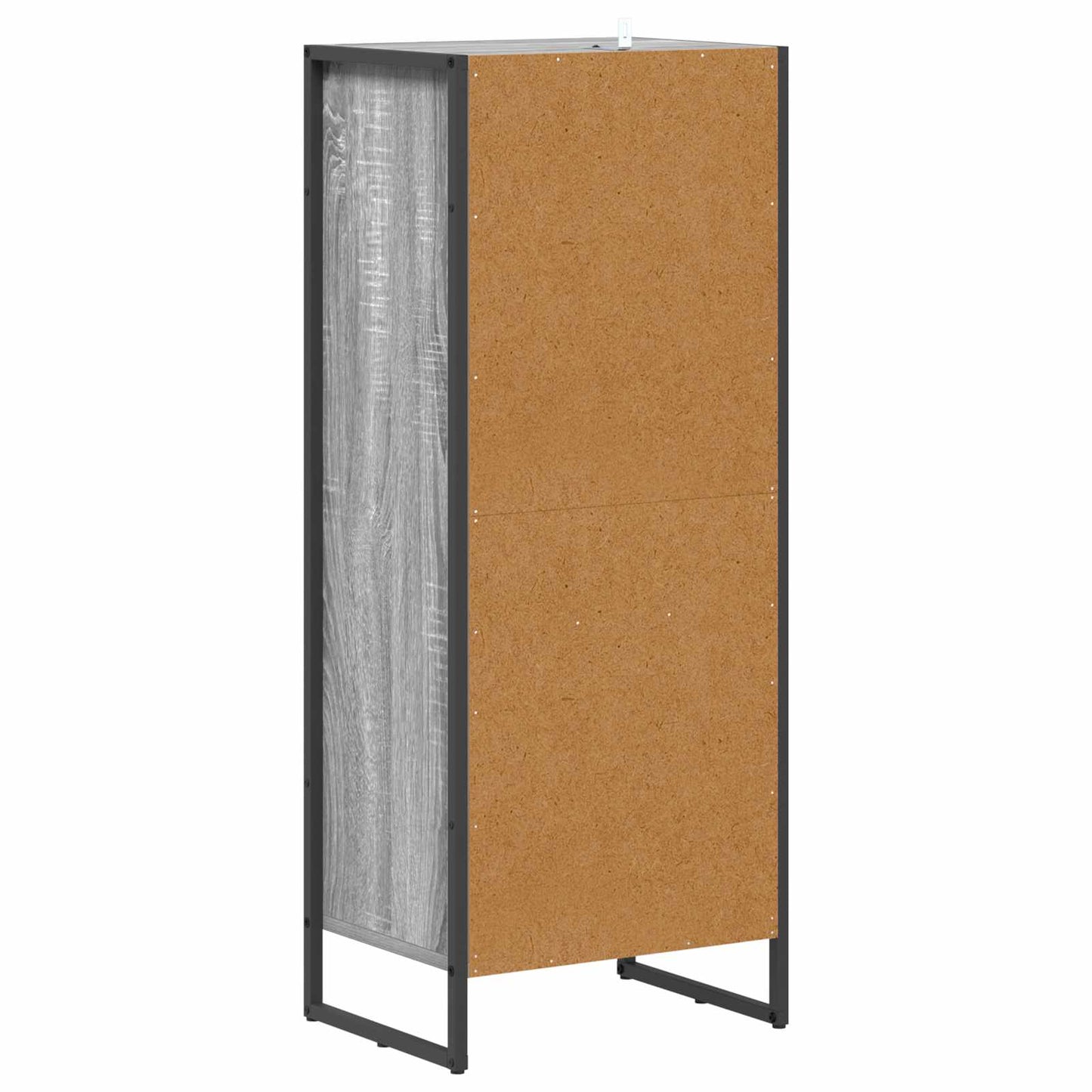 Badezimmerschrank Sonoma-Grau 40 x 30 x 100 cm Holzwerkstoff