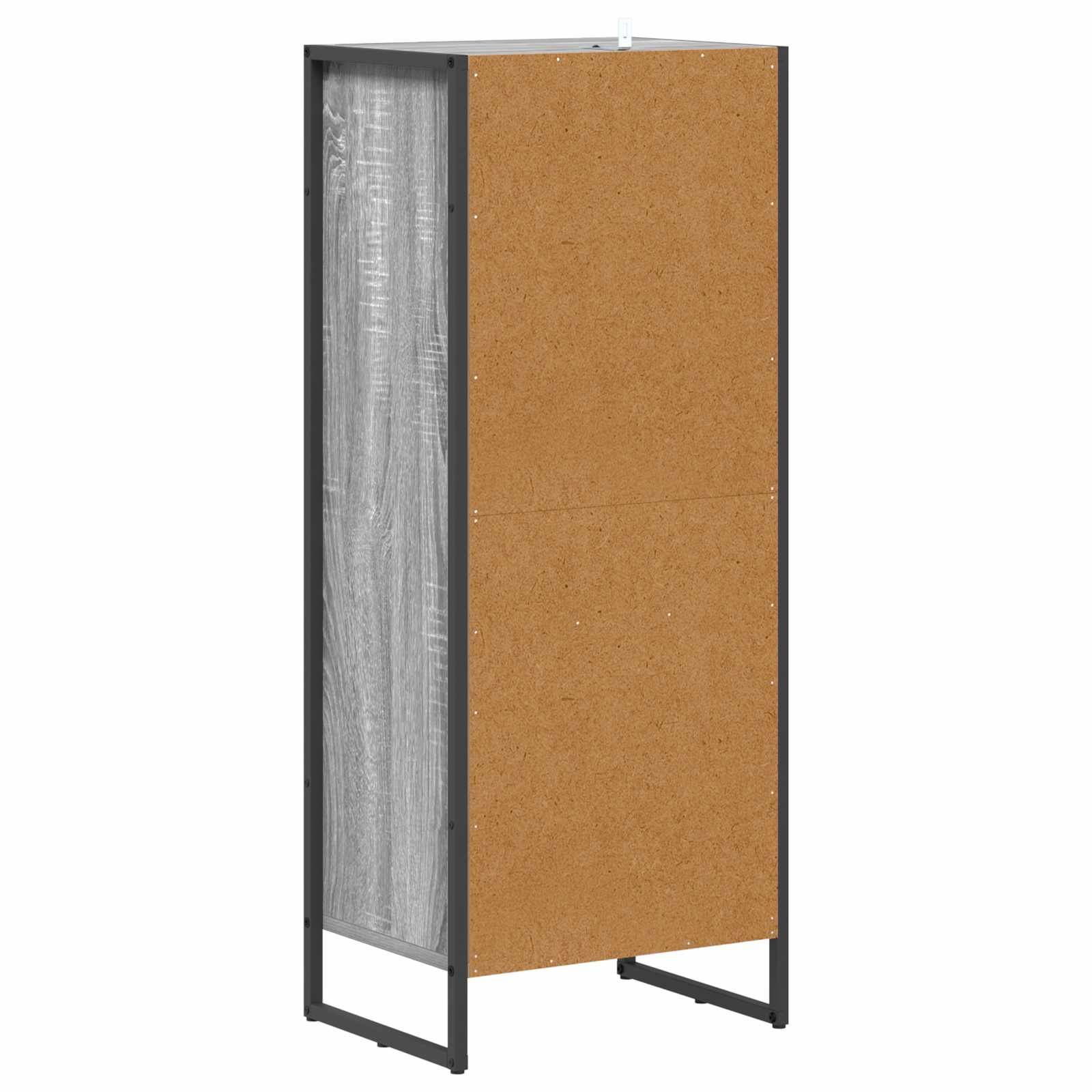 Badezimmerschrank Sonoma-Grau 40 x 30 x 100 cm Holzwerkstoff