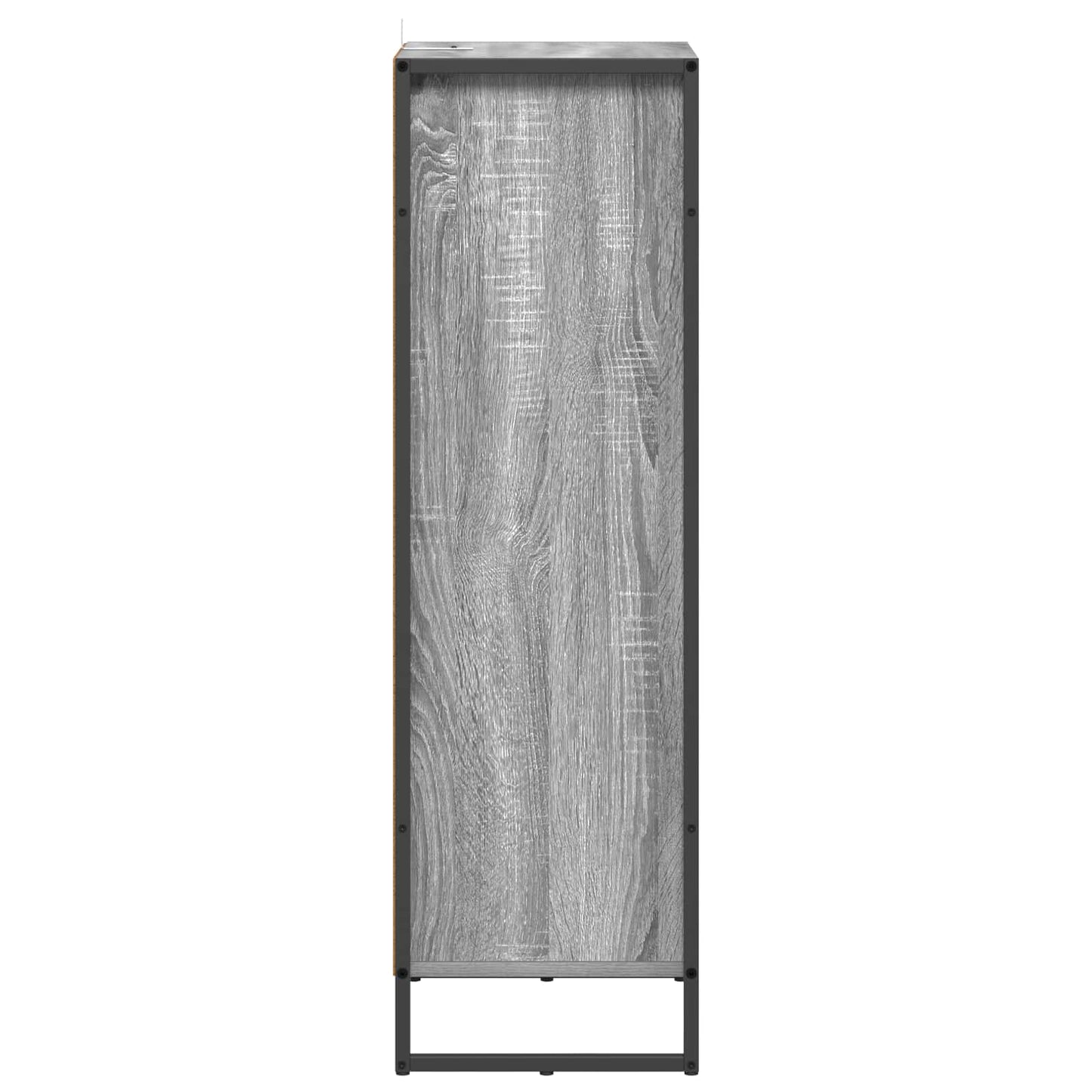 Badezimmerschrank Sonoma-Grau 40 x 30 x 100 cm Holzwerkstoff
