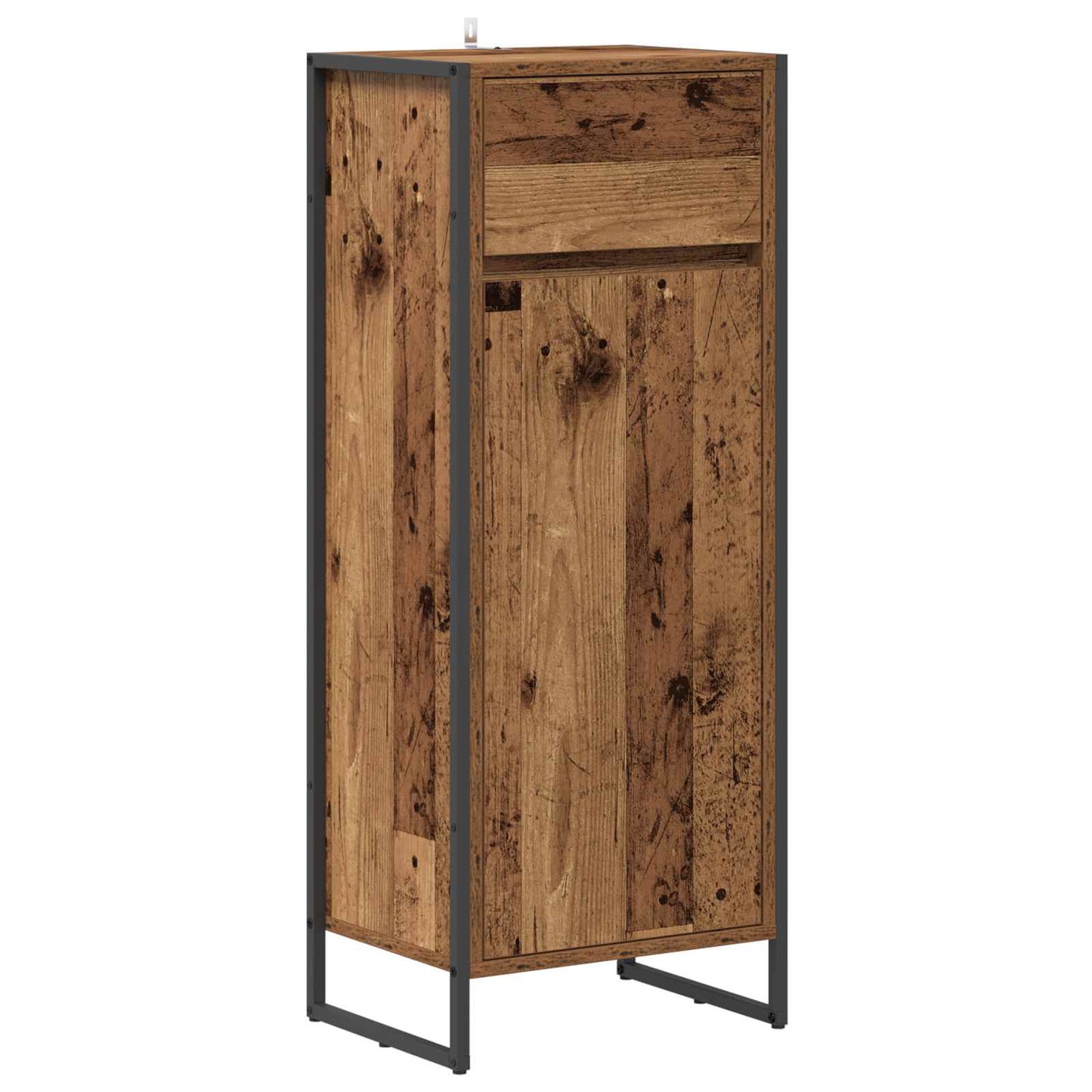 Badezimmerschrank Altholz 40 x 30 x 100 cm Holzwerkstoff