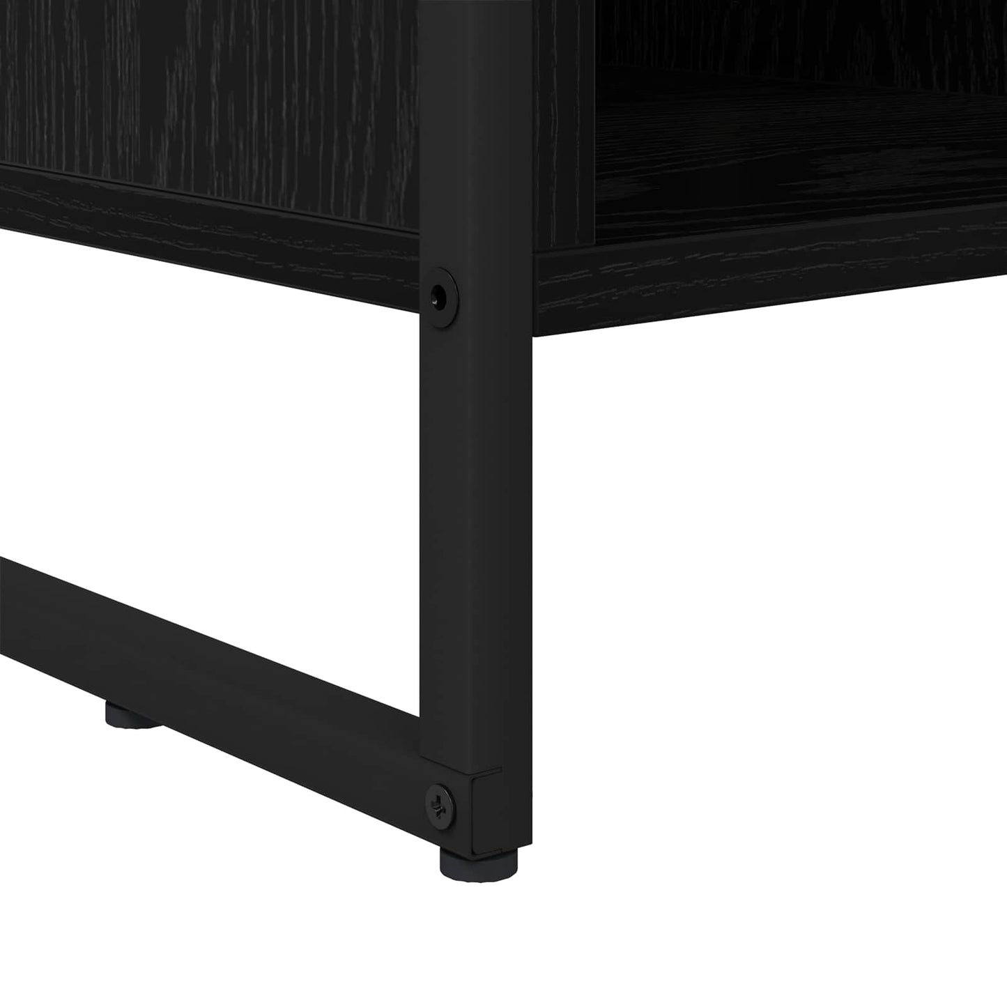 TV-Schränk 100 x 36 x 49,5 cm Schwarz Eichen-Optik