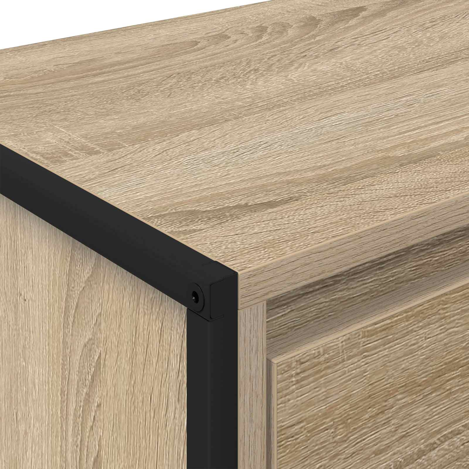 TV-Schränk 100 x 36 x 49,5 cm Sonoma Holzwerkstoff
