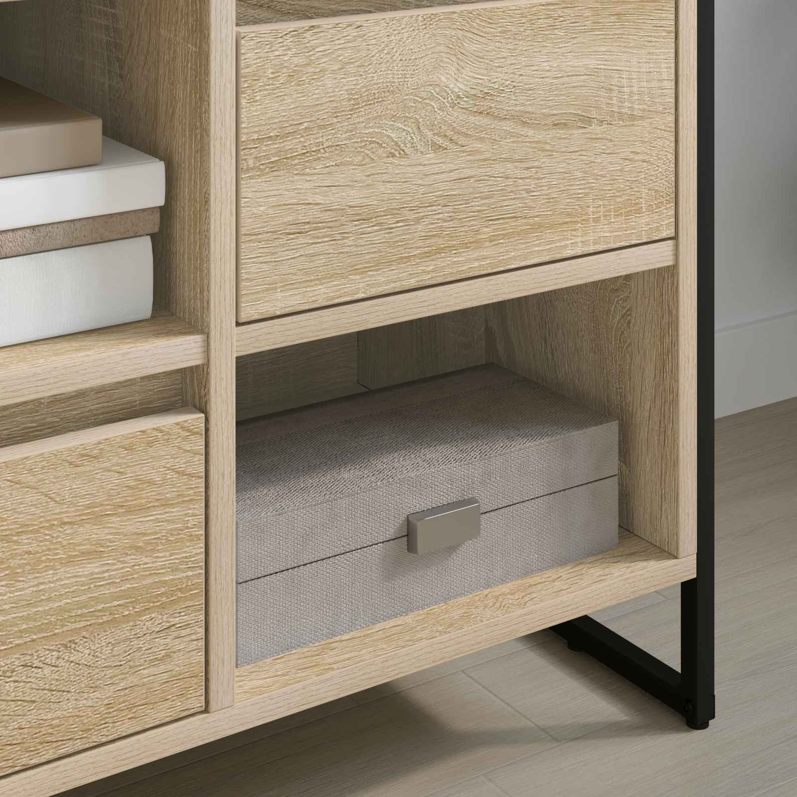 TV-Schränk 100 x 36 x 49,5 cm Sonoma Holzwerkstoff