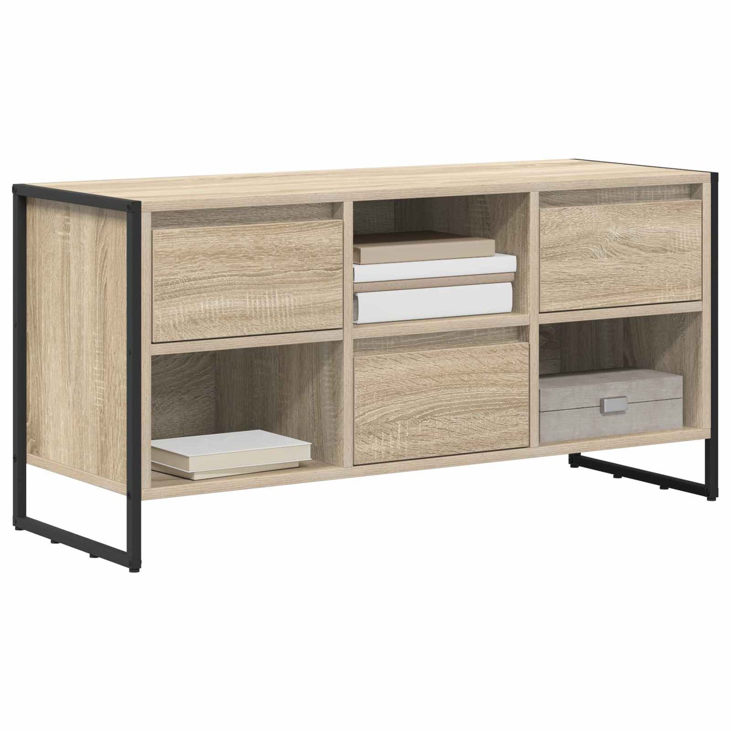 TV-Schränk 100 x 36 x 49,5 cm Sonoma Holzwerkstoff