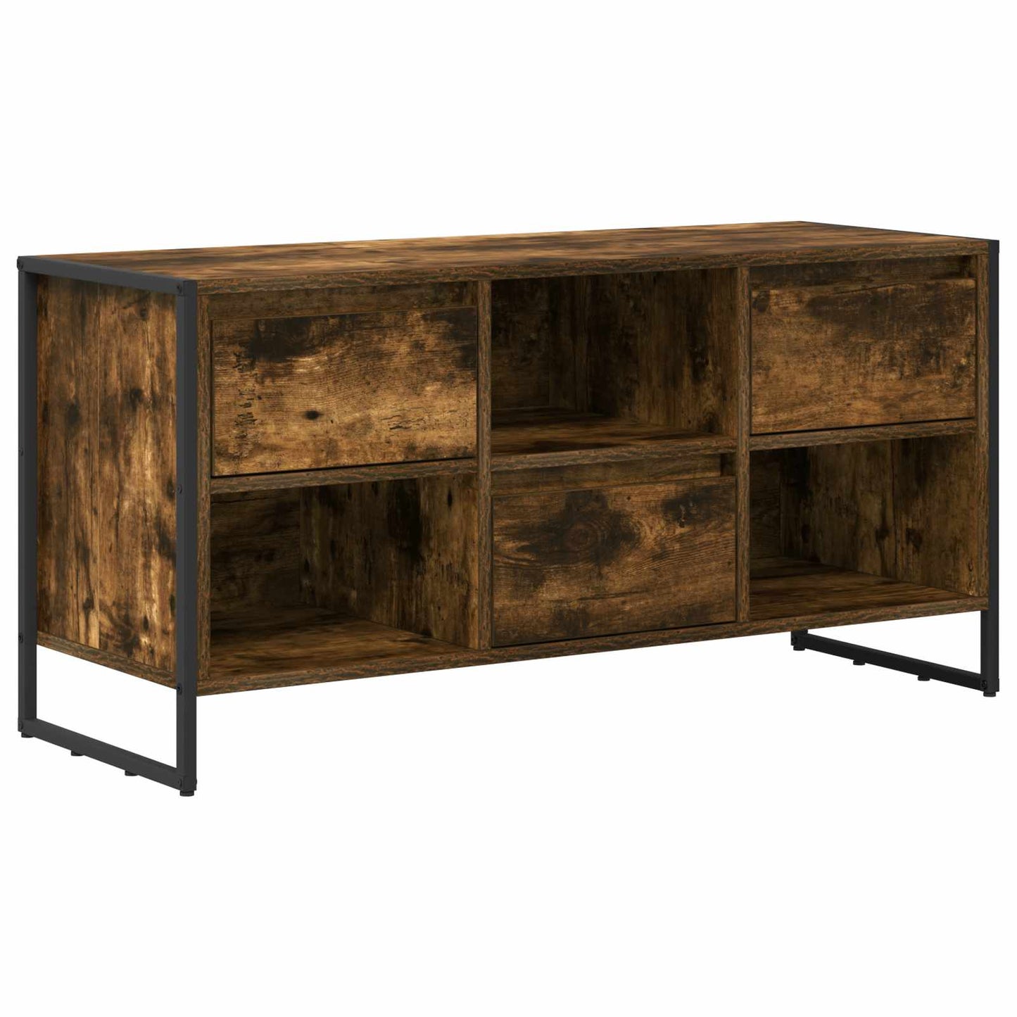 TV-Schränk 100 x 36 x 49,5 cm Raucharbe Holzwerkstoff