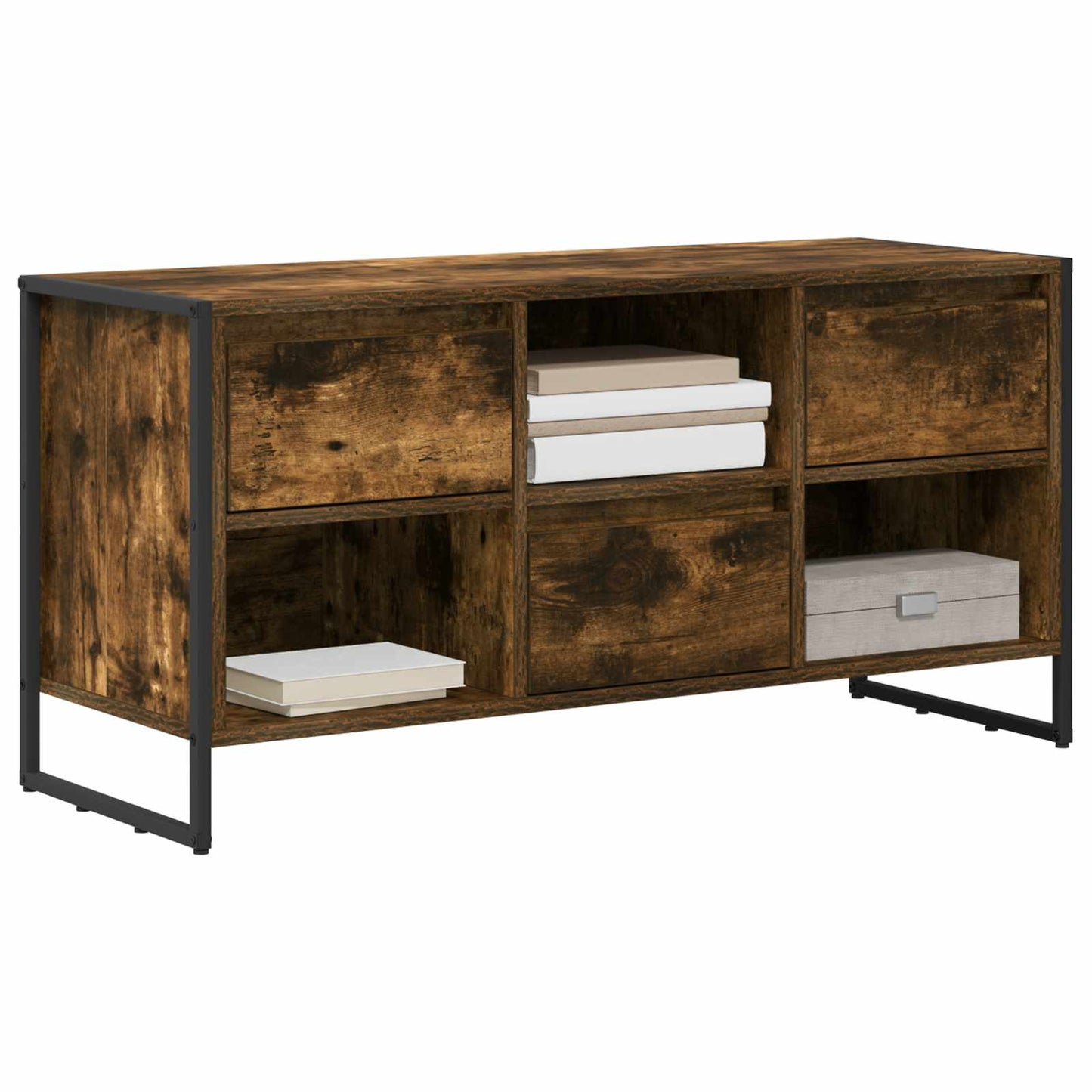 TV-Schränk 100 x 36 x 49,5 cm Raucharbe Holzwerkstoff