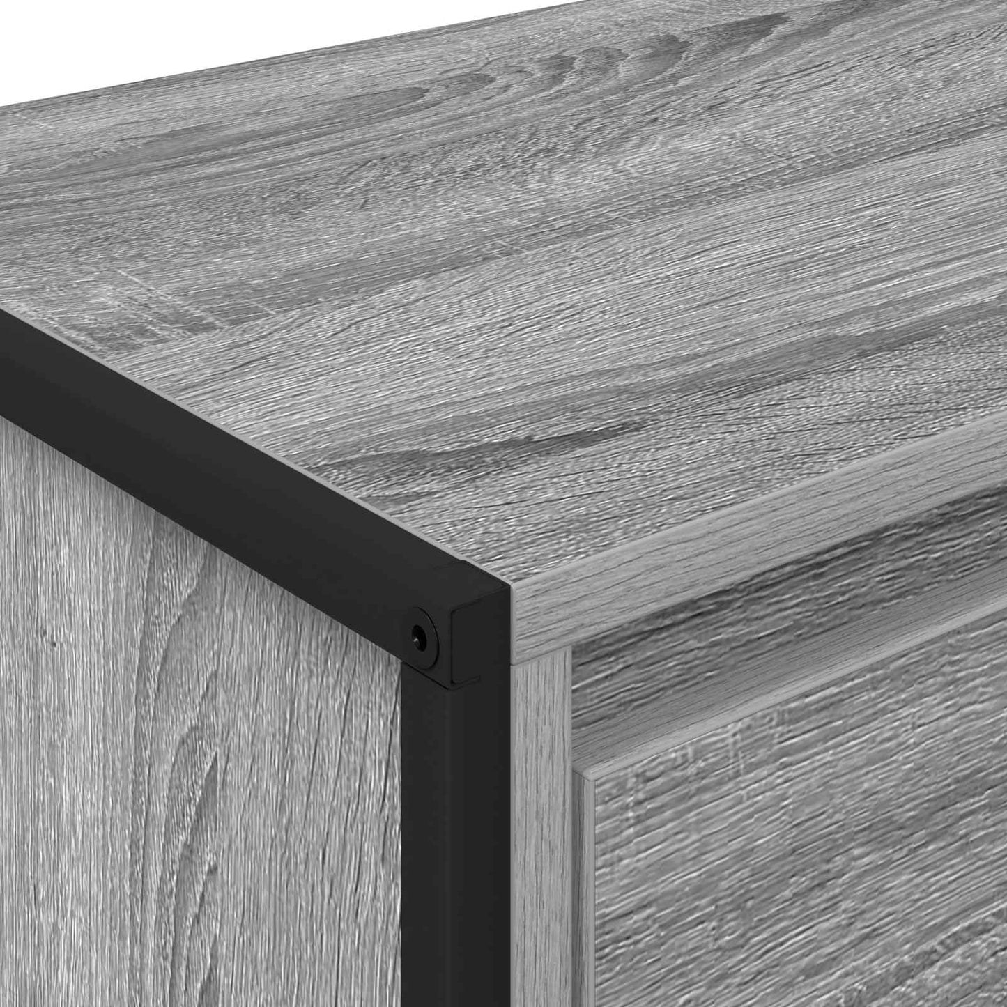 TV-Schränk 100 x 36 x 49,5 cm Graues Sonoma Holzwerkstoff