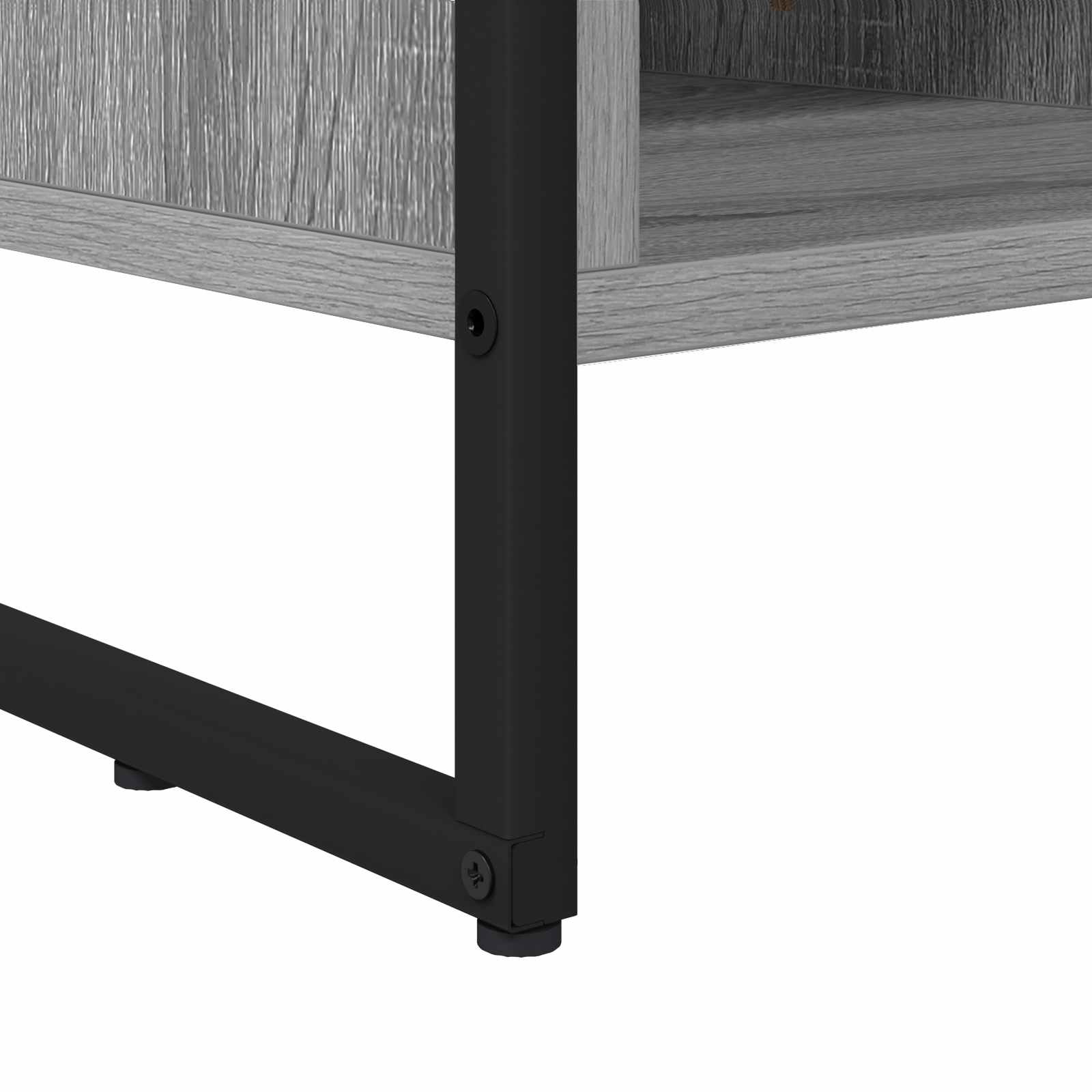 TV-Schränk 100 x 36 x 49,5 cm Graues Sonoma Holzwerkstoff