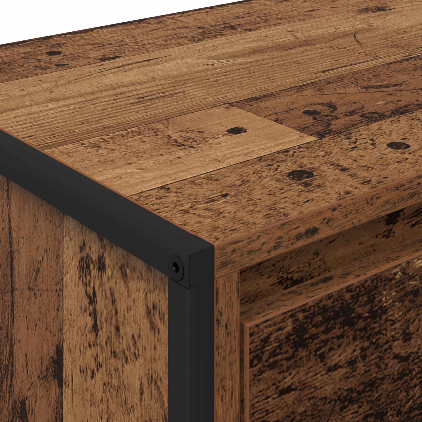 TV-Schränk 100 x 36 x 49,5 cm Altholz Holzwerkstoff