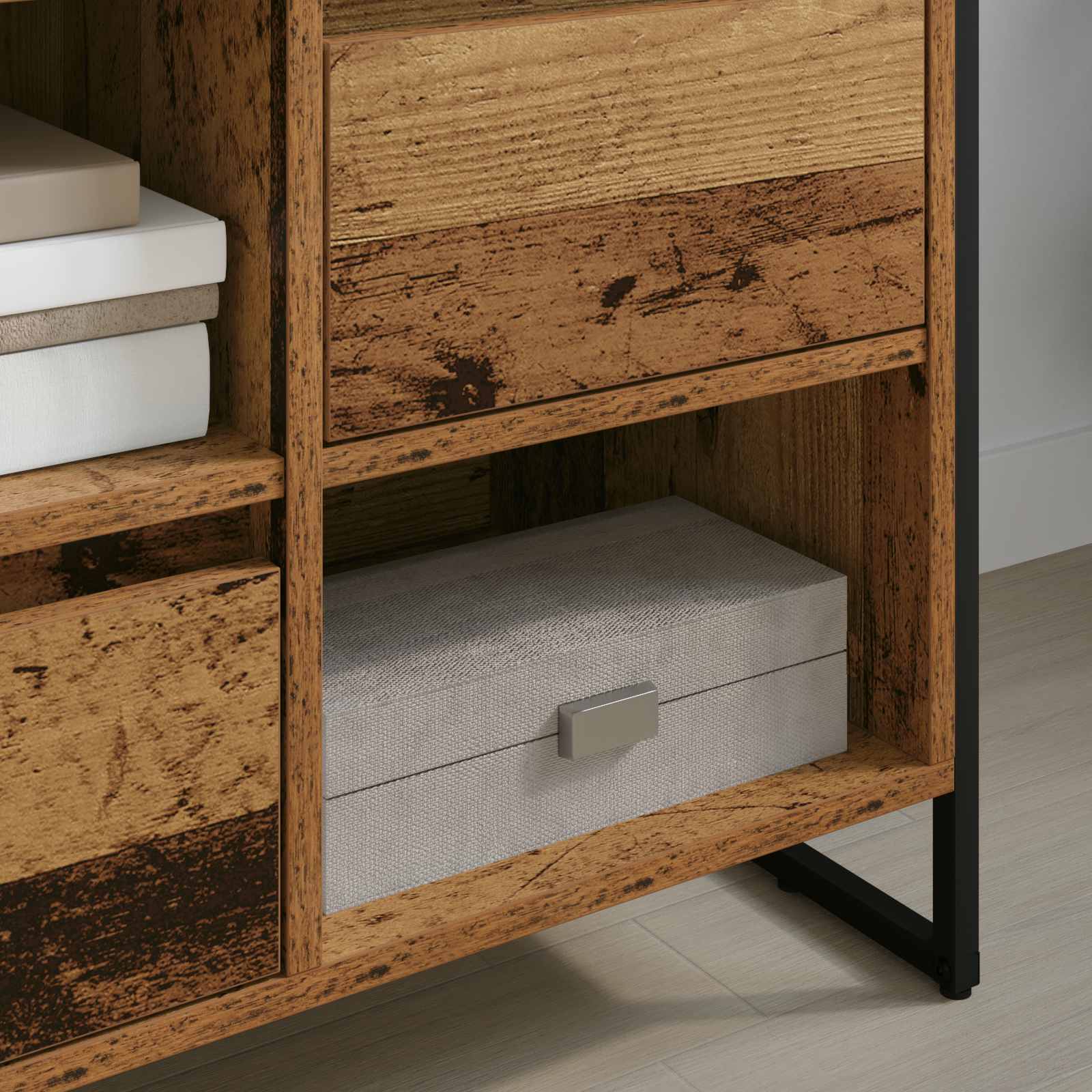 TV-Schränk 100 x 36 x 49,5 cm Altholz Holzwerkstoff