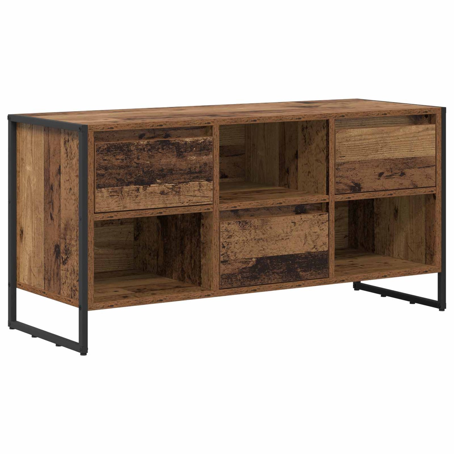 TV-Schränk 100 x 36 x 49,5 cm Altholz Holzwerkstoff