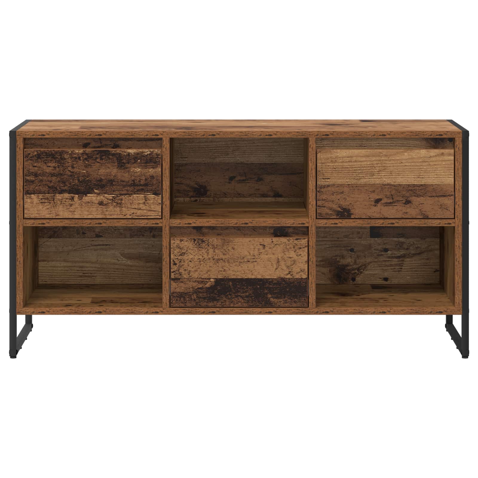 TV-Schränk 100 x 36 x 49,5 cm Altholz Holzwerkstoff