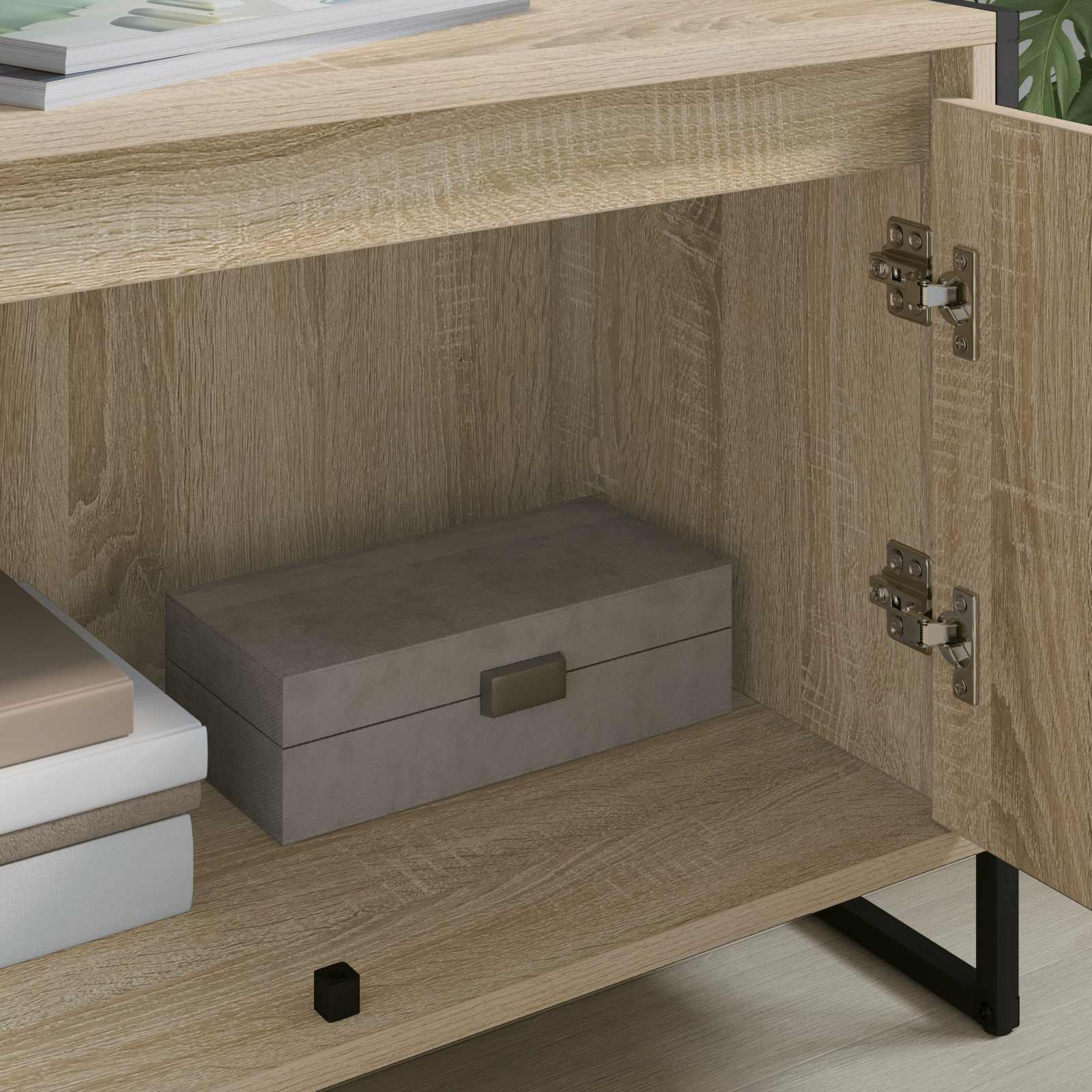 TV-Schränk 140 x 36 x 49,5 cm Sonoma Holzwerkstoff